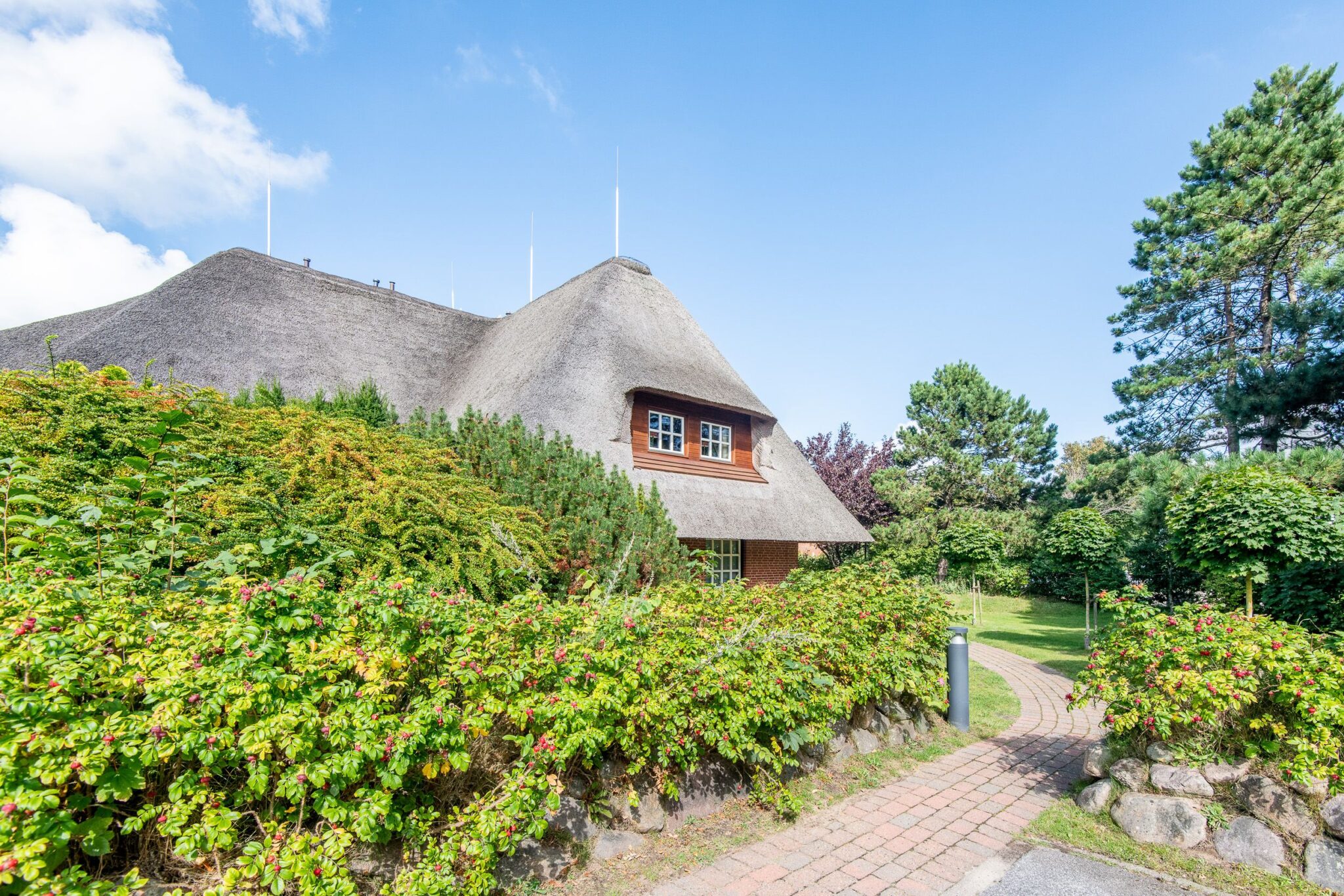 Garten in Ferienhaus auf Sylt
