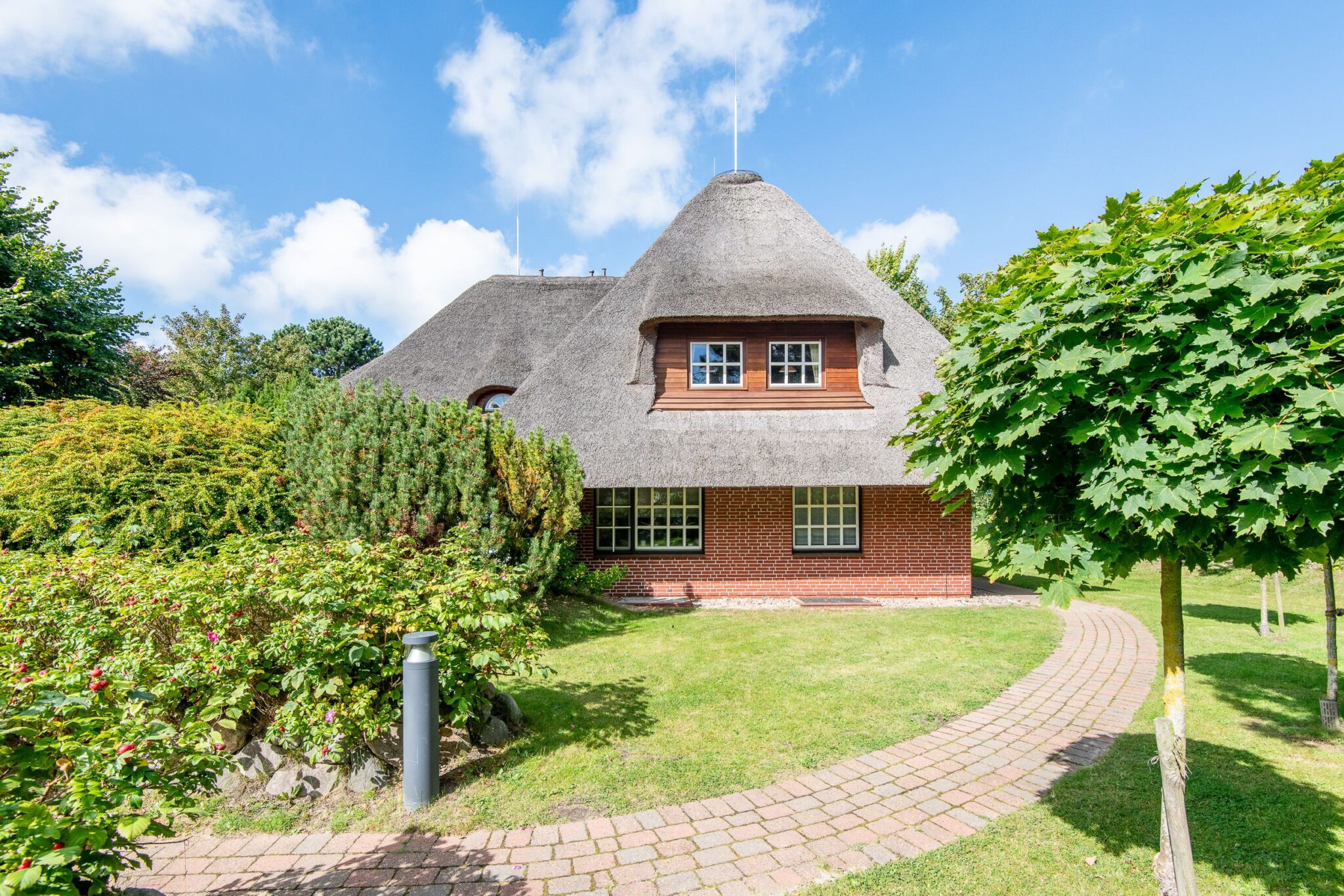 Garten in Ferienhaus auf Sylt