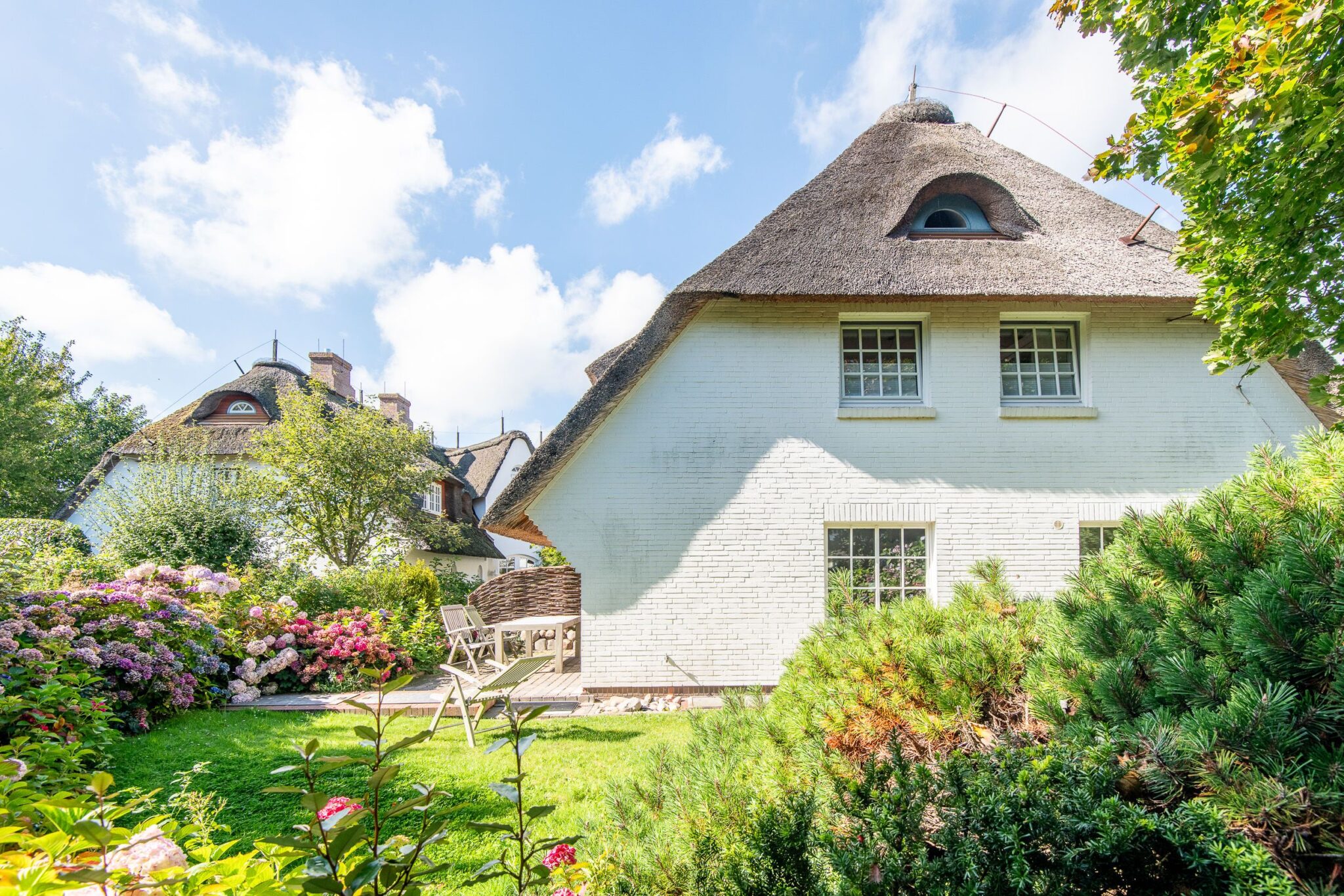Garten in Ferienhaus auf Sylt