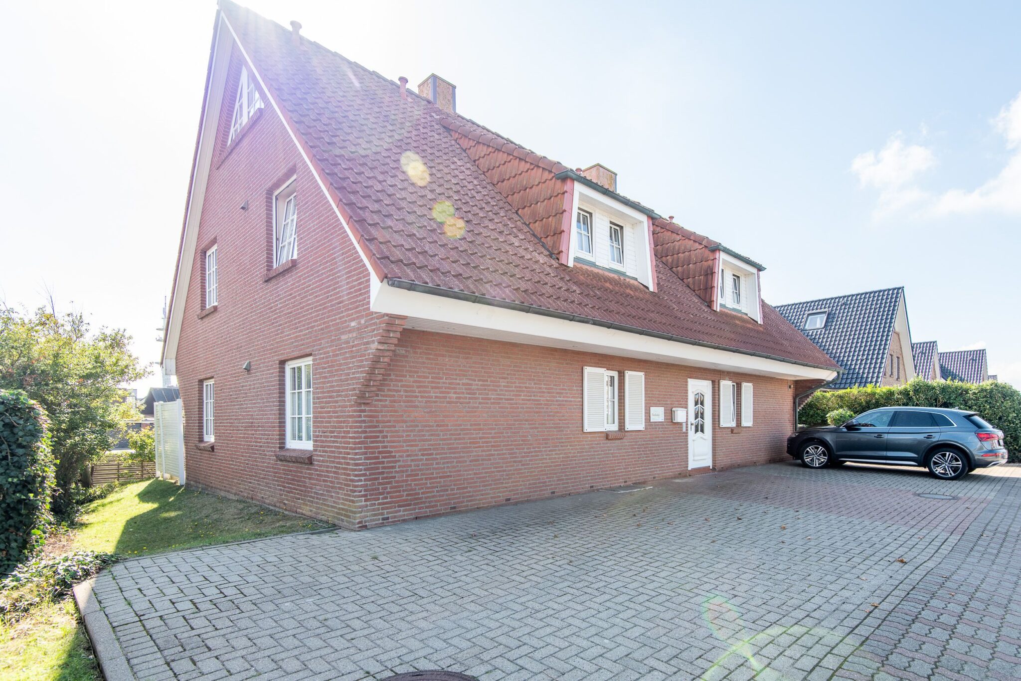 Parkplätze in Ferienhaus auf Sylt