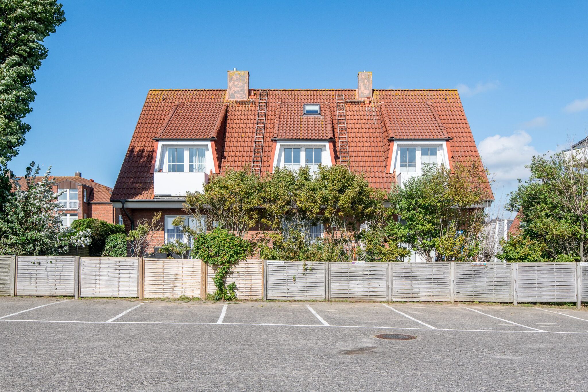 Parkplätze in Ferienhaus auf Sylt