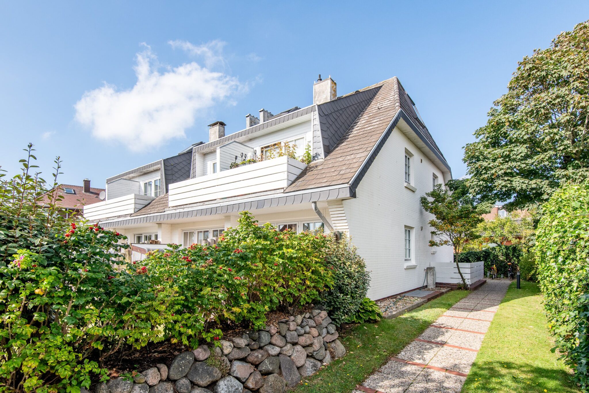 Garten in Ferienhaus auf Sylt