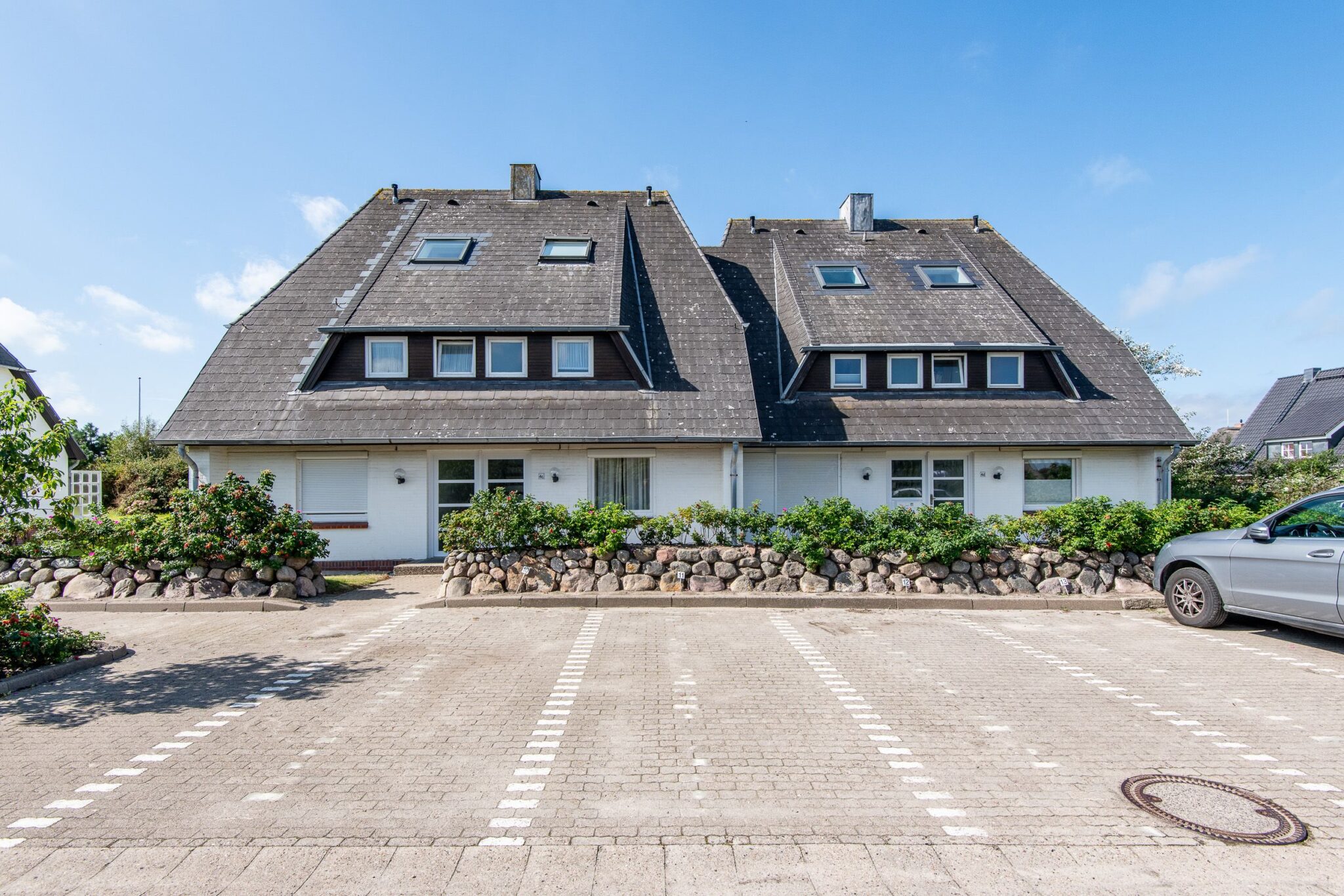 Parkplätze in Ferienhaus auf Sylt