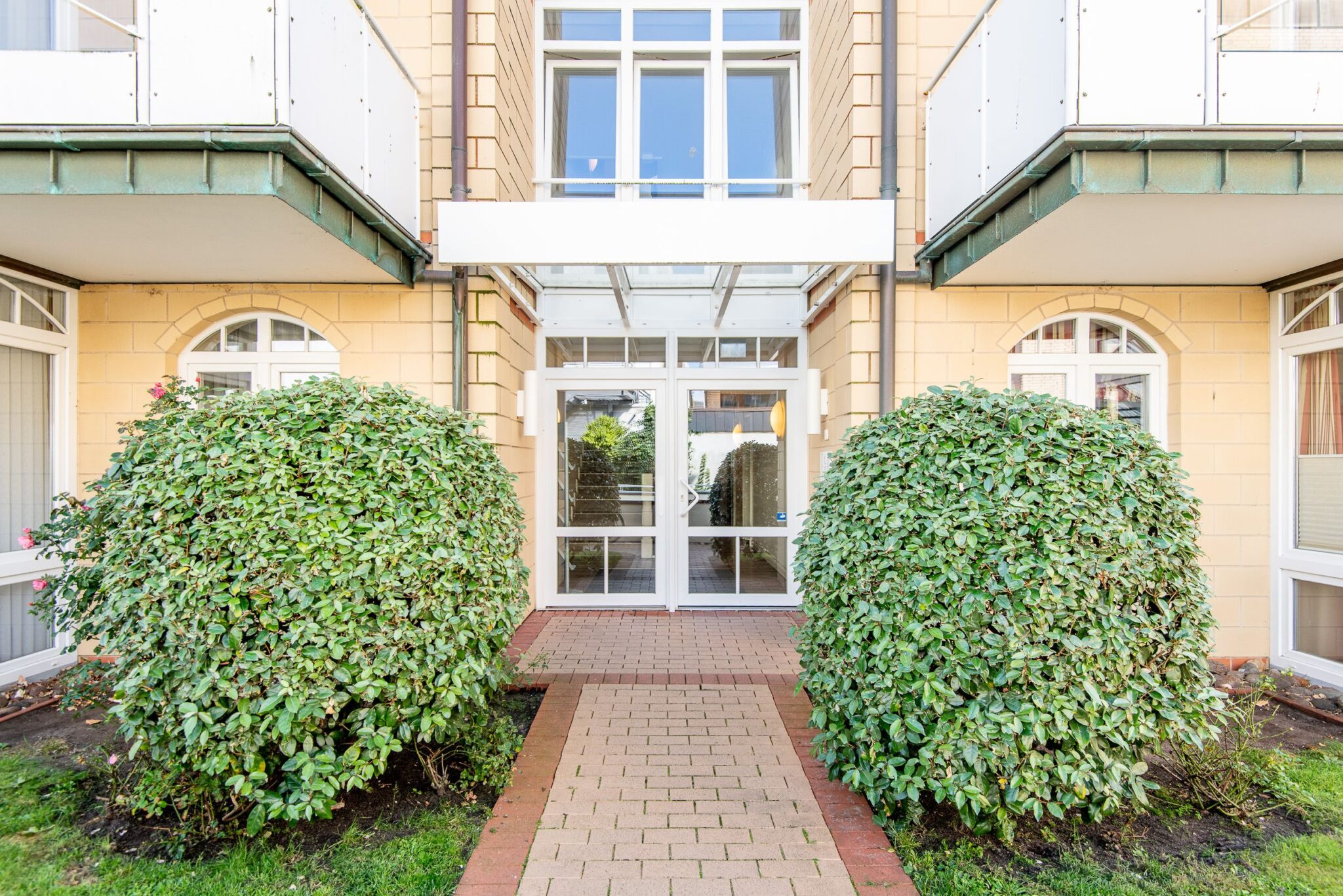 Hauseingang in Ferienwohnungen auf Sylt
