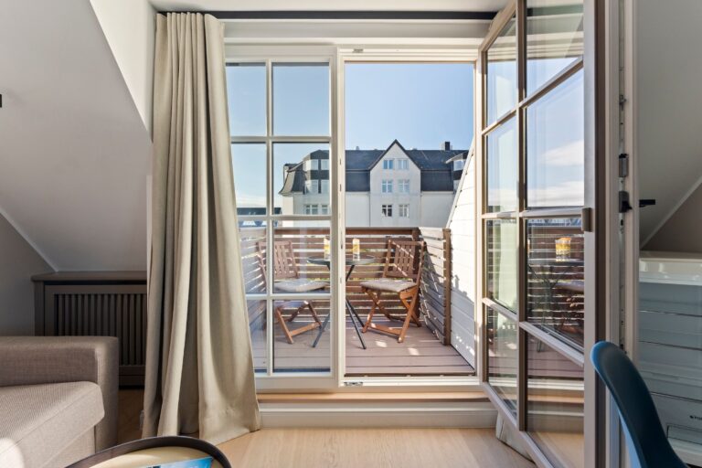 Balkon einer Ferienwohnung auf Sylt