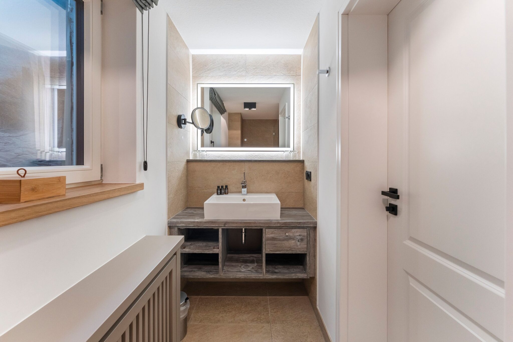 Badezimmer einer Ferienwohnung auf Sylt