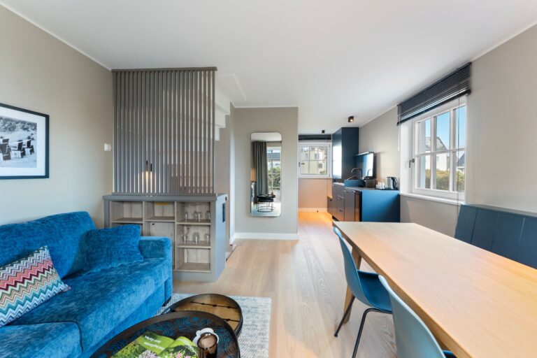 Esstisch einer Ferienwohnung auf Sylt