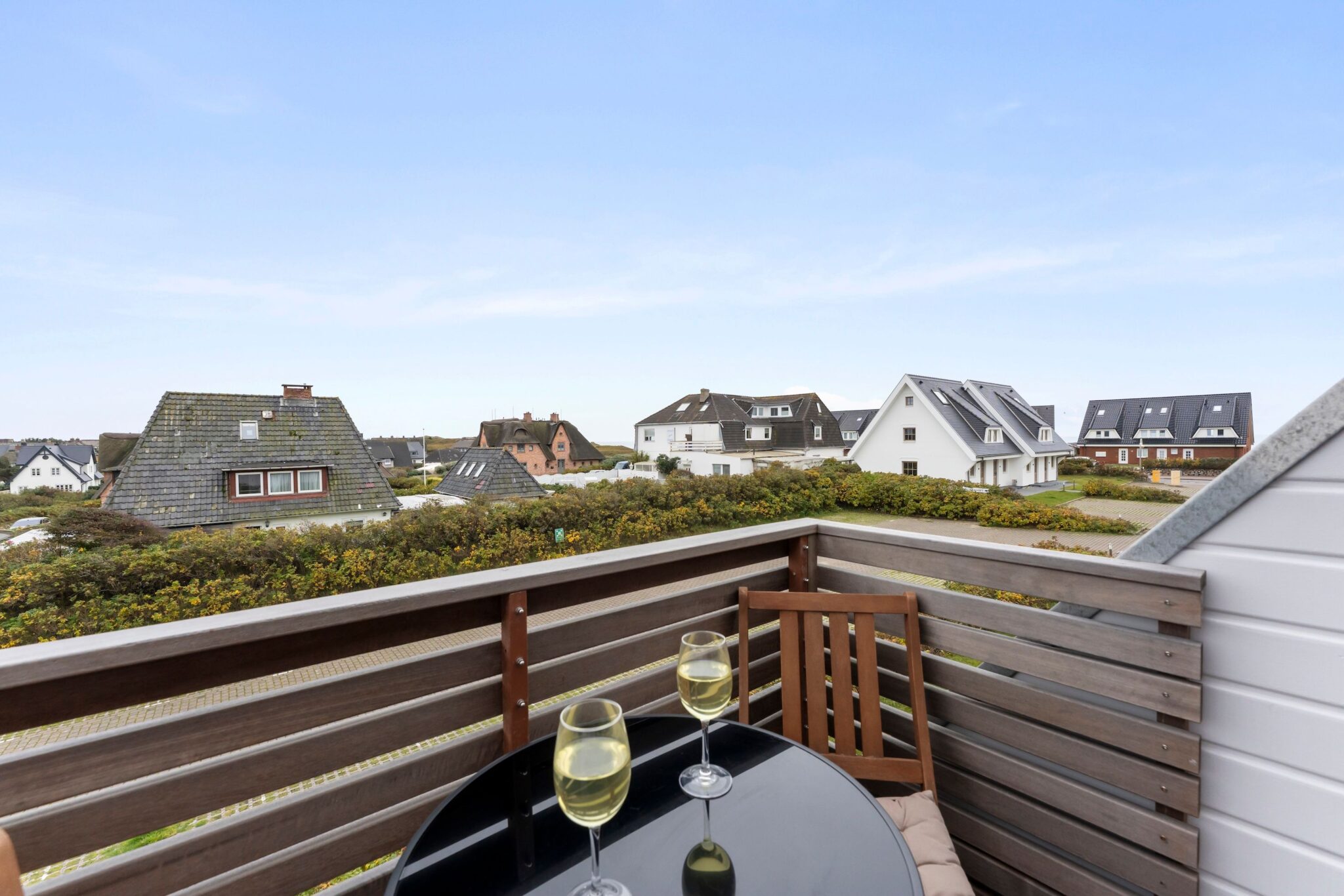 Balkon einer Ferienwohnung auf Sylt