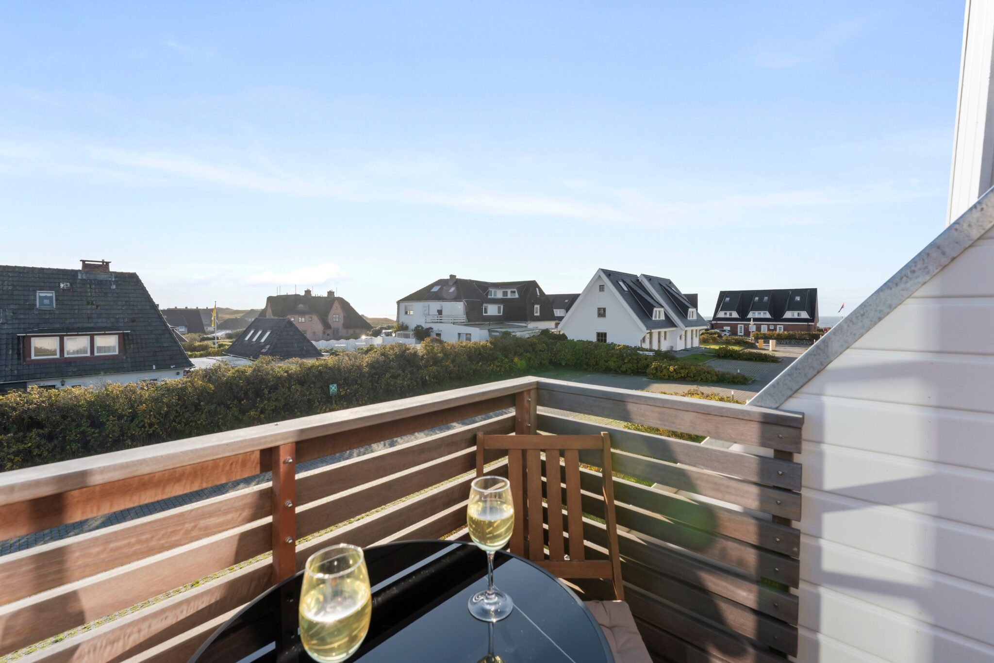 Balkon einer Ferienwohnung auf Sylt