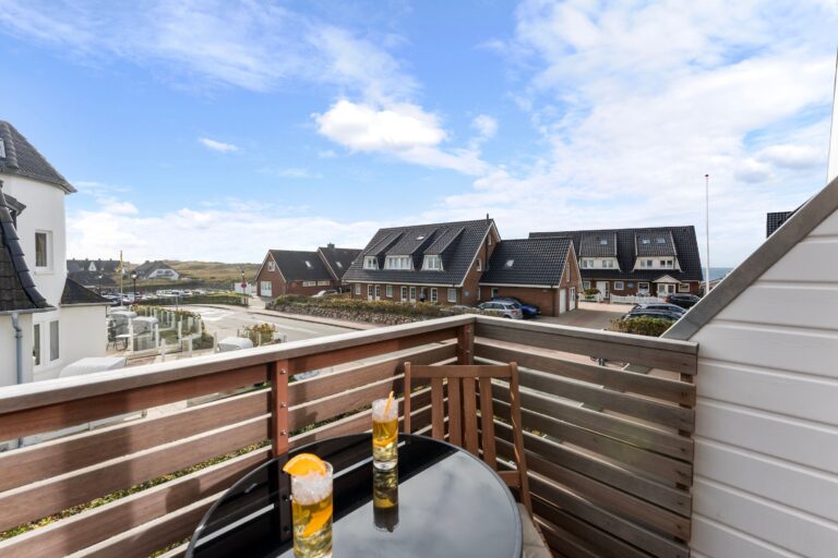 Balkon einer Ferienwohnung auf Sylt