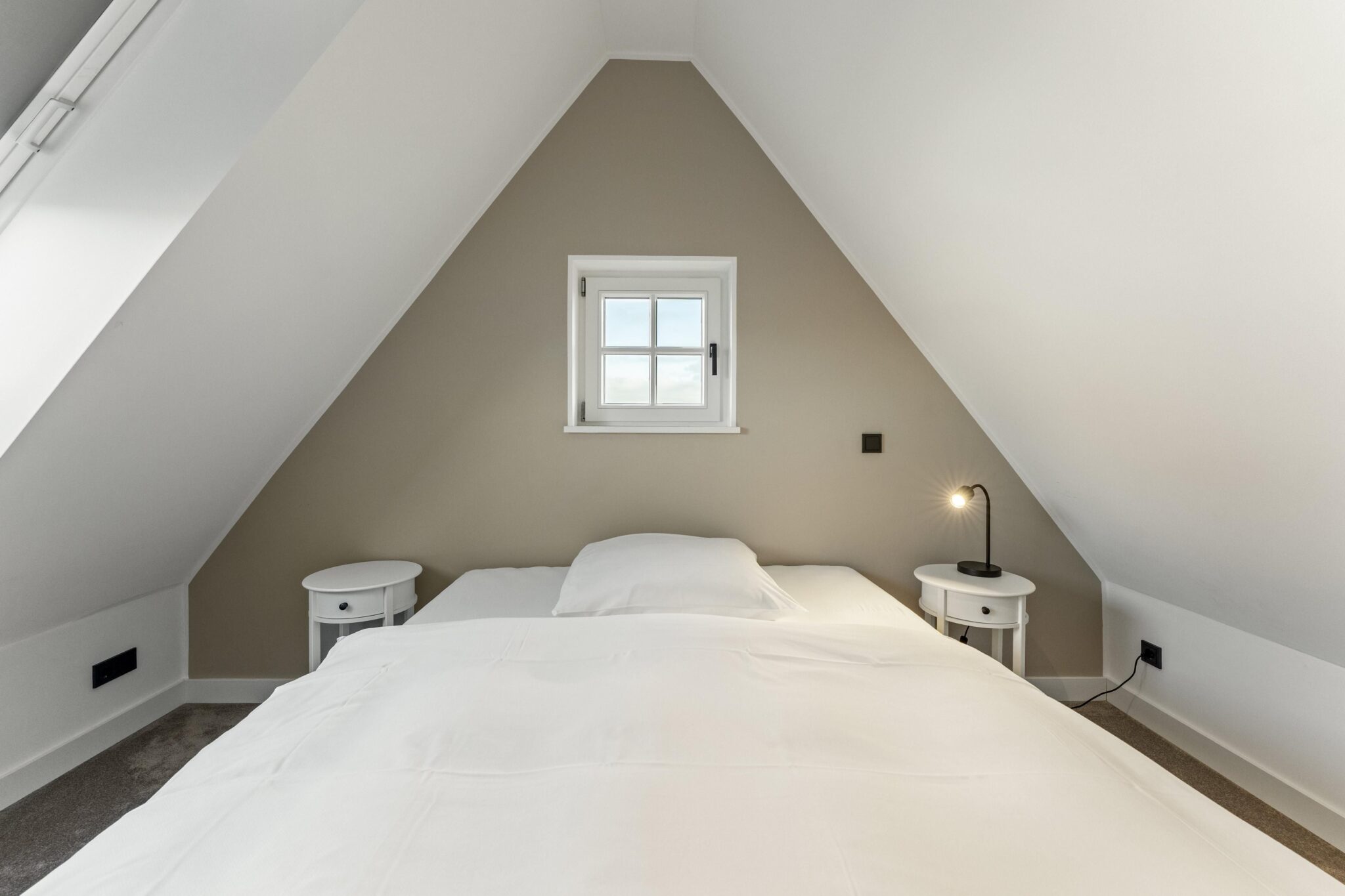 Schlafzimmer einer Ferienwohnung auf Sylt