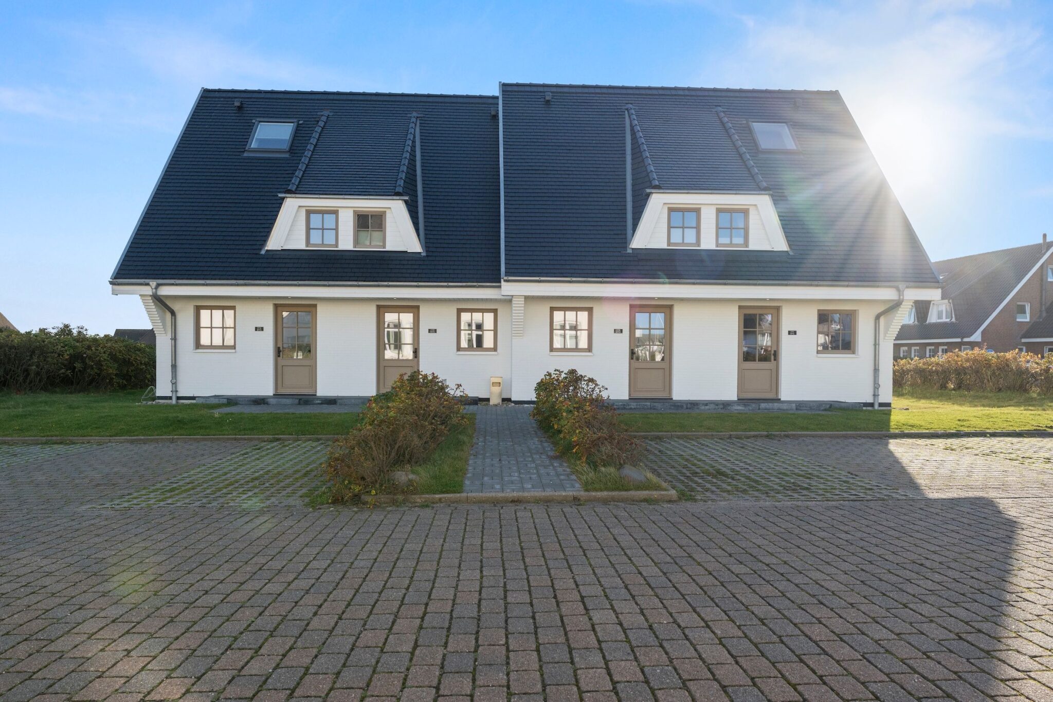 Parkplatz einer Ferienwohnung auf Sylt