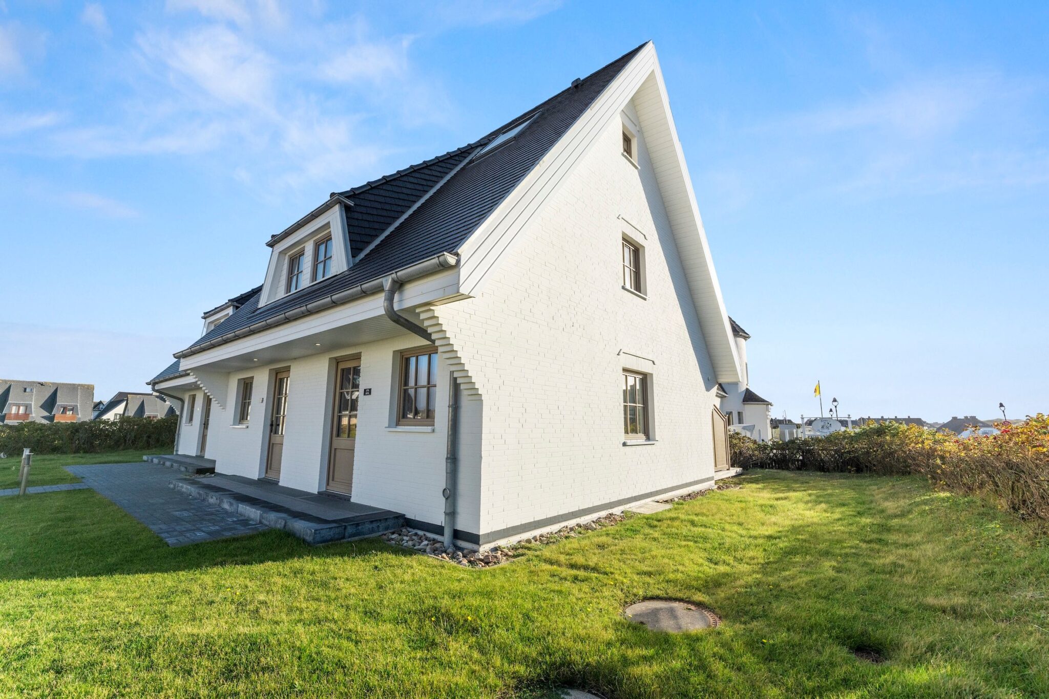 Garten einer Ferienwohnung auf Sylt