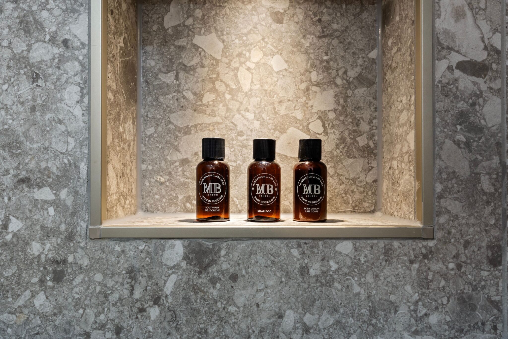 Badezimmer in einer Ferienwohnung auf Sylt