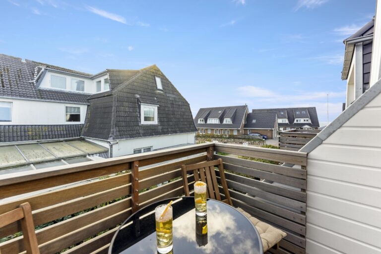 Balkon einer Ferienwohnung auf Sylt