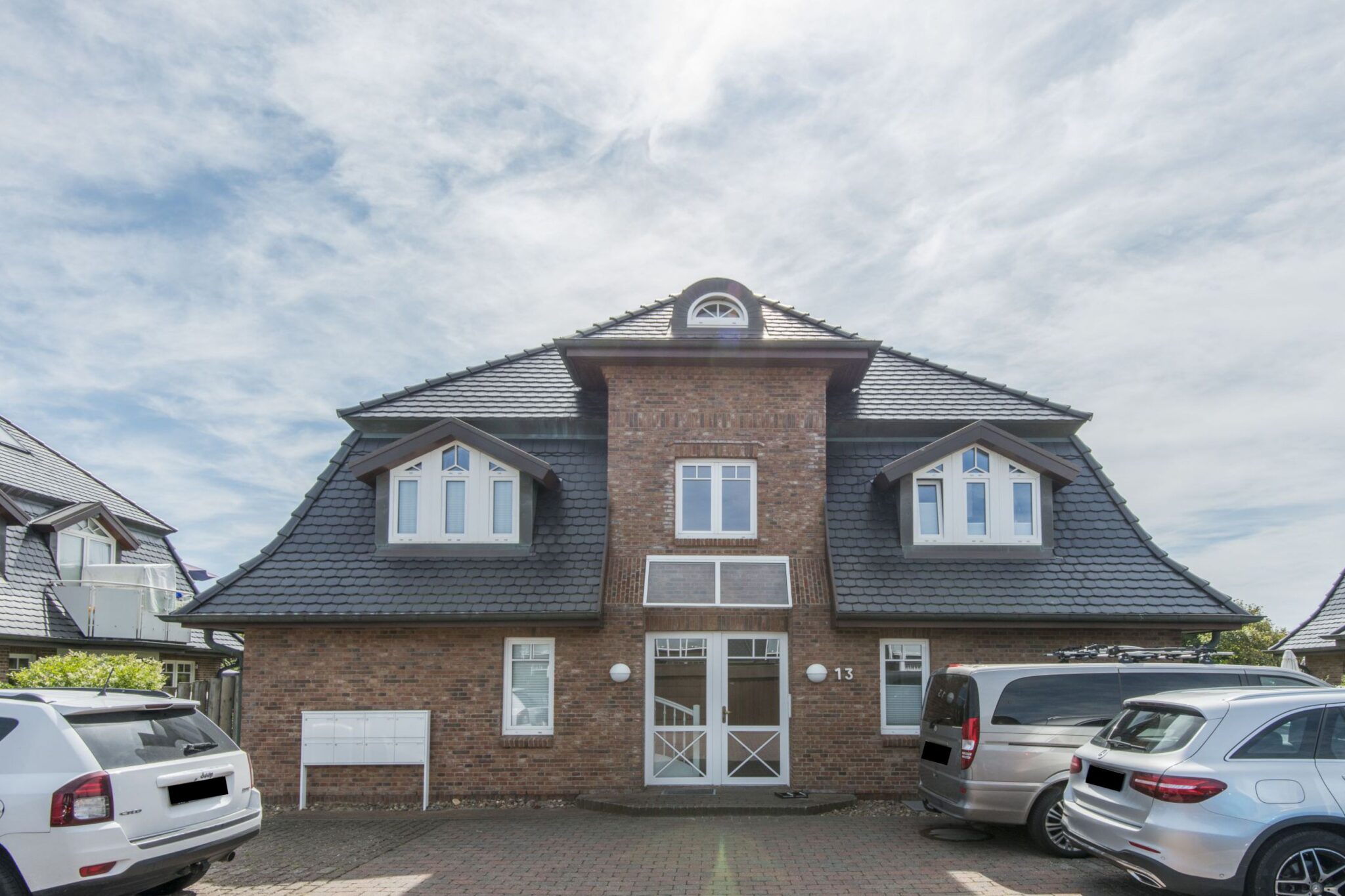 Parkplatz einer Ferienwohnung auf Sylt