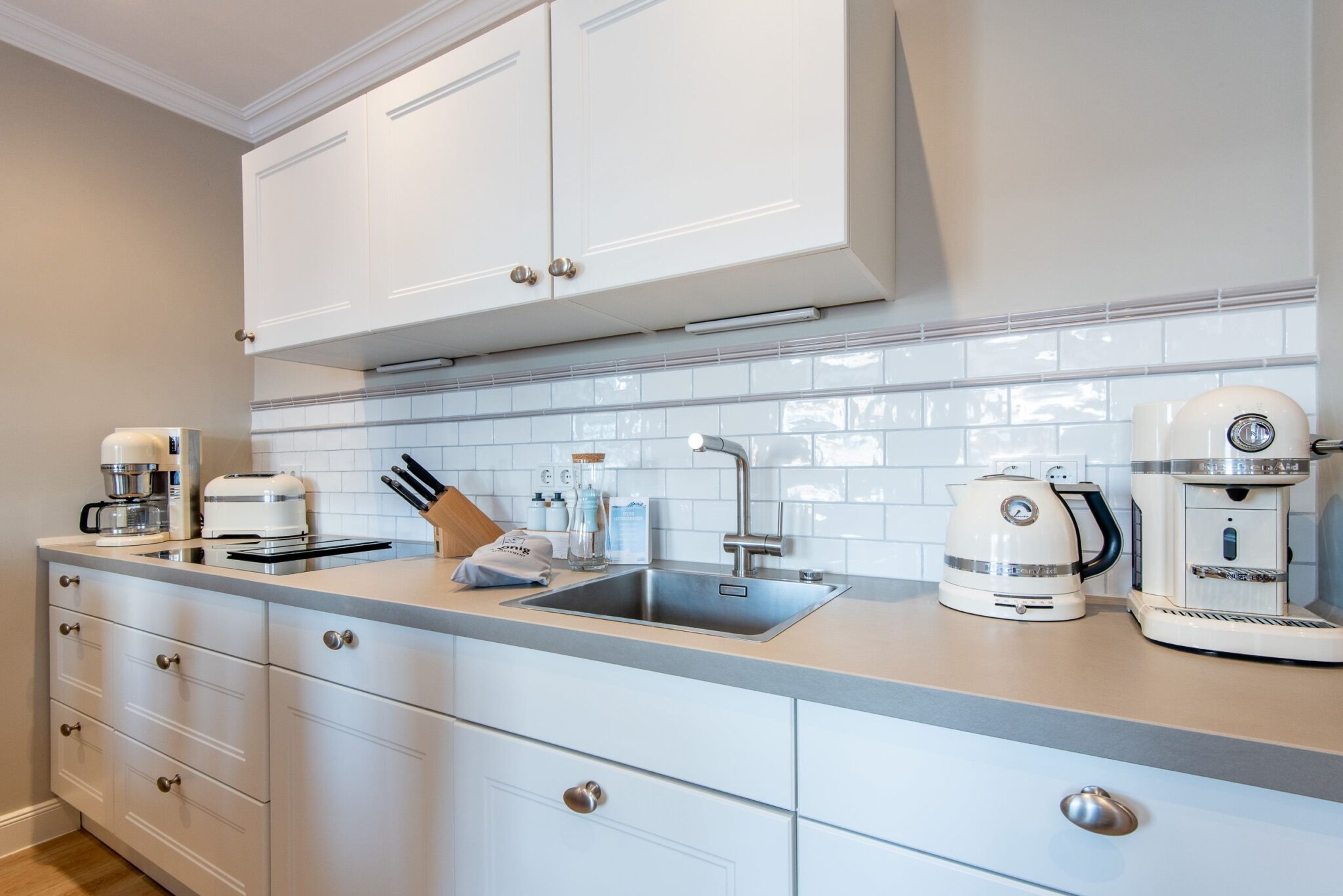 Küchenzeile in Ferienhaus auf Sylt