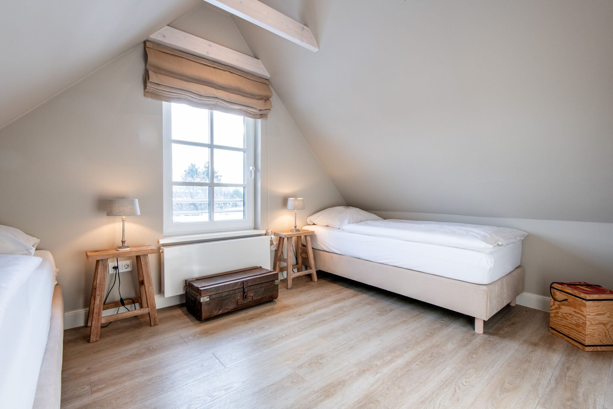 Schlafzimmer in Ferienhaus auf Sylt