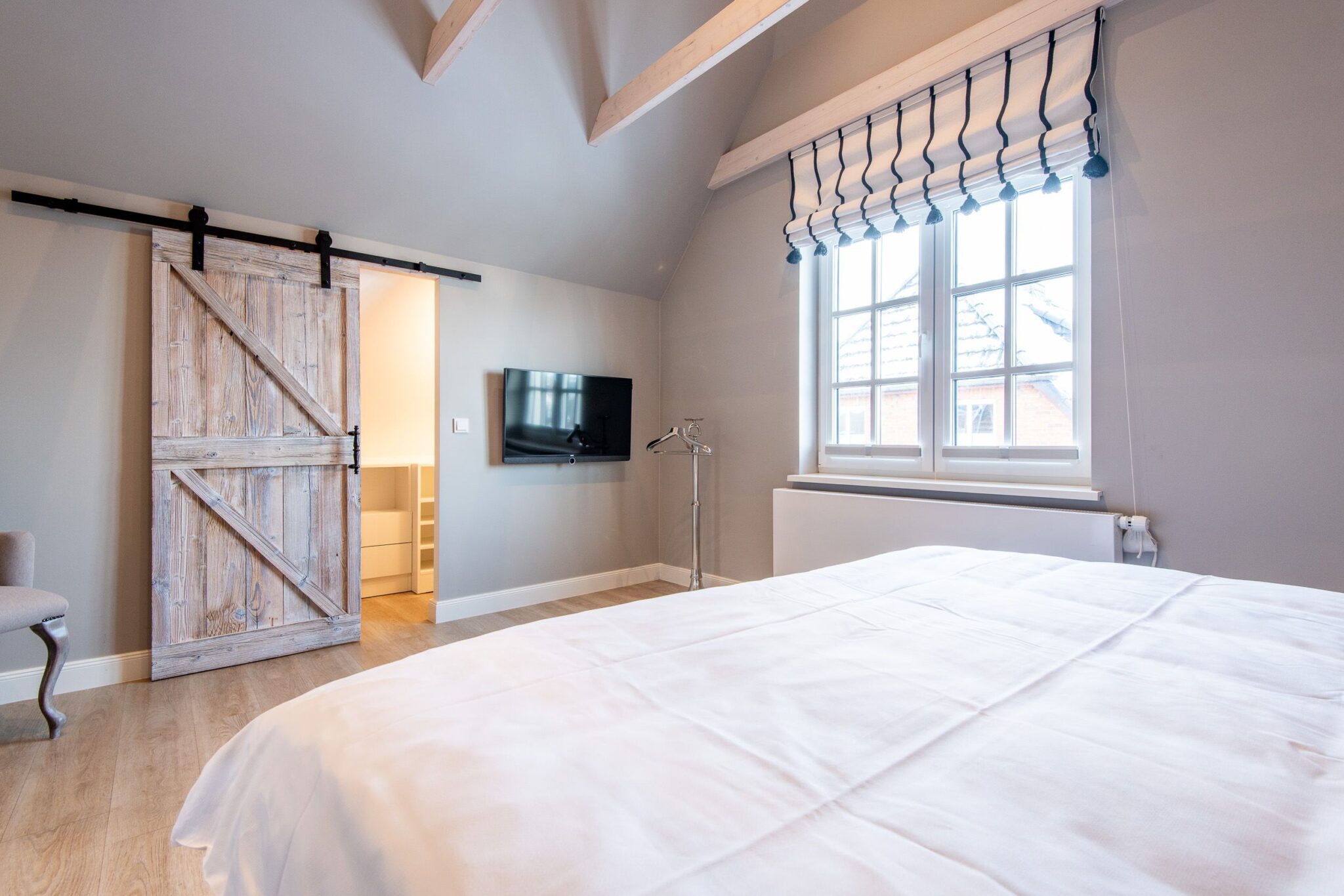 Schlafzimmer in Ferienhaus auf Sylt