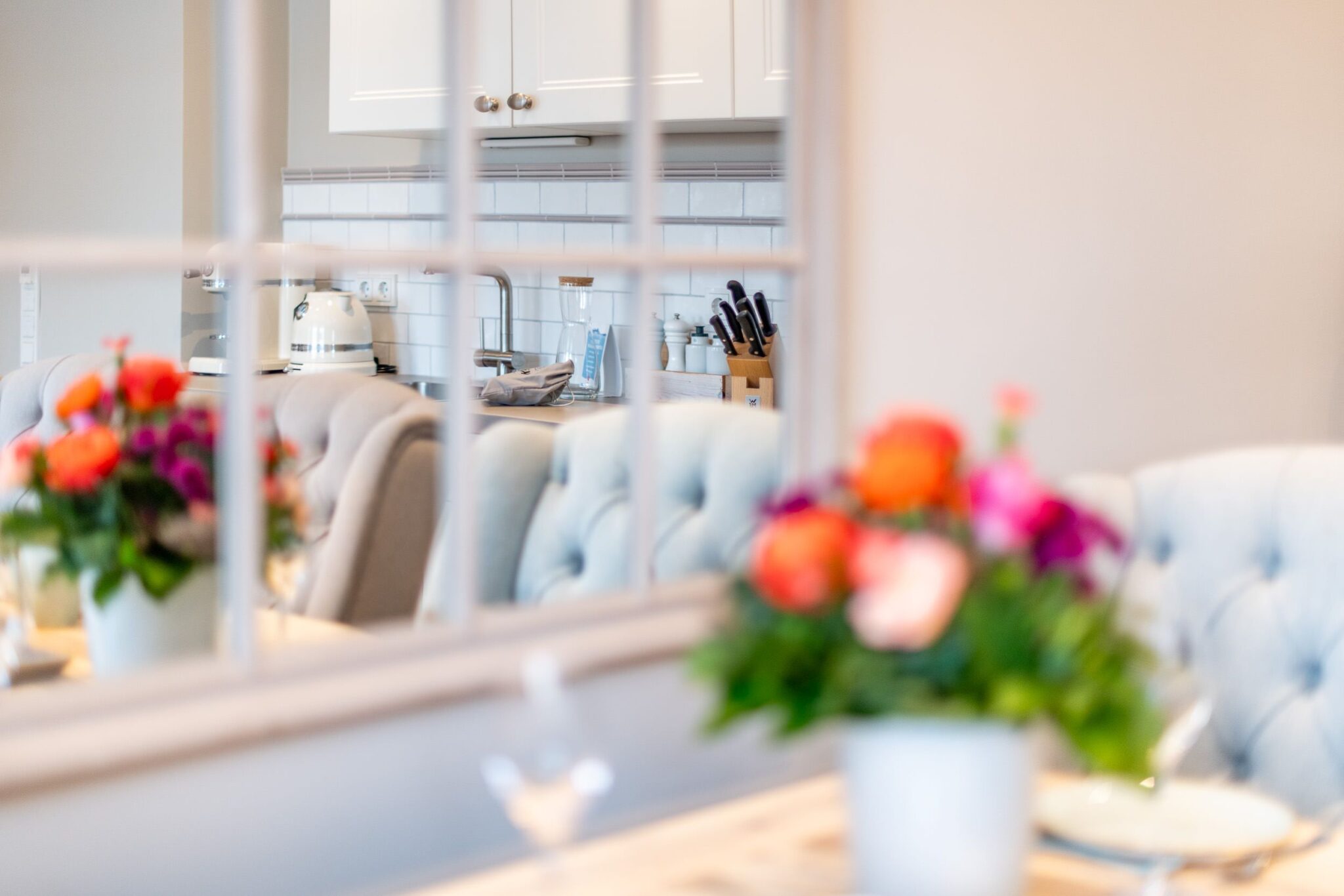 Küche in Ferienhaus auf Sylt