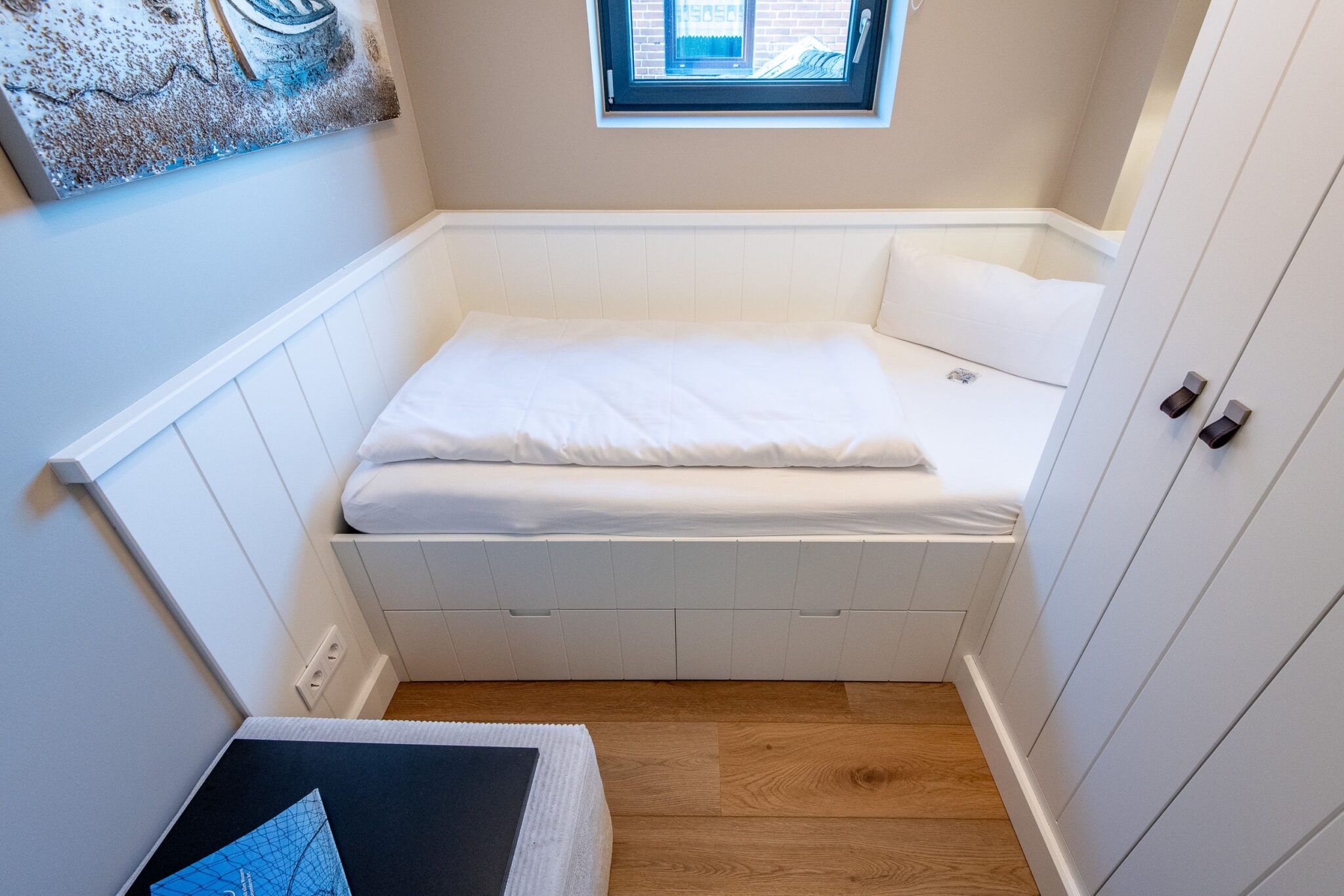 Schlafzimmer in Ferienwohnung auf Sylt