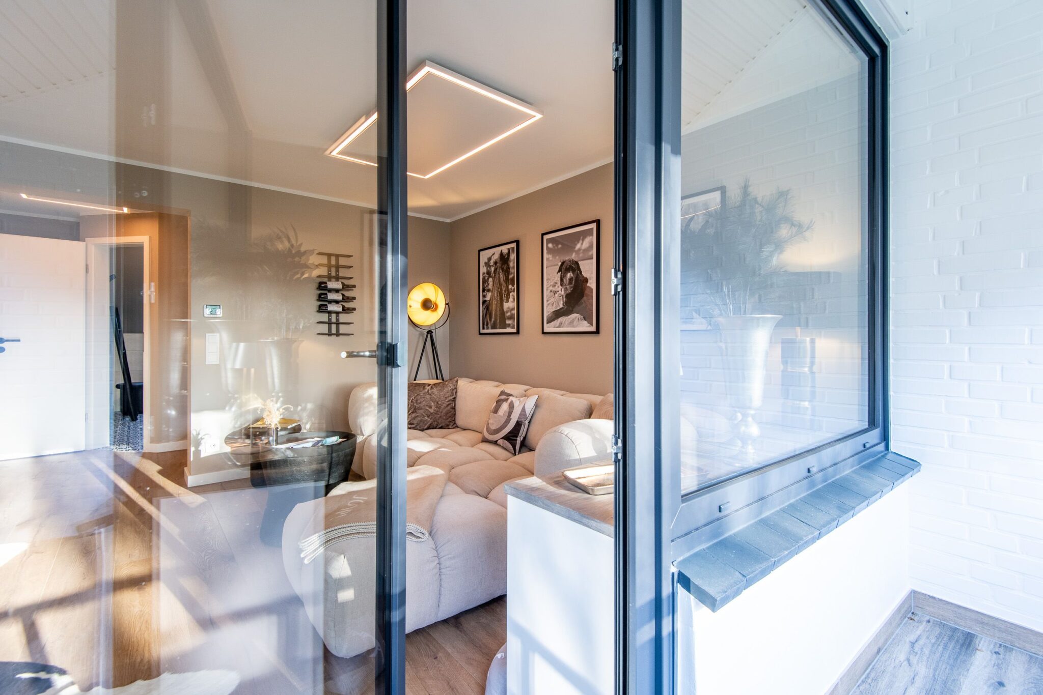 Blick in Ferienwohnung auf Sylt