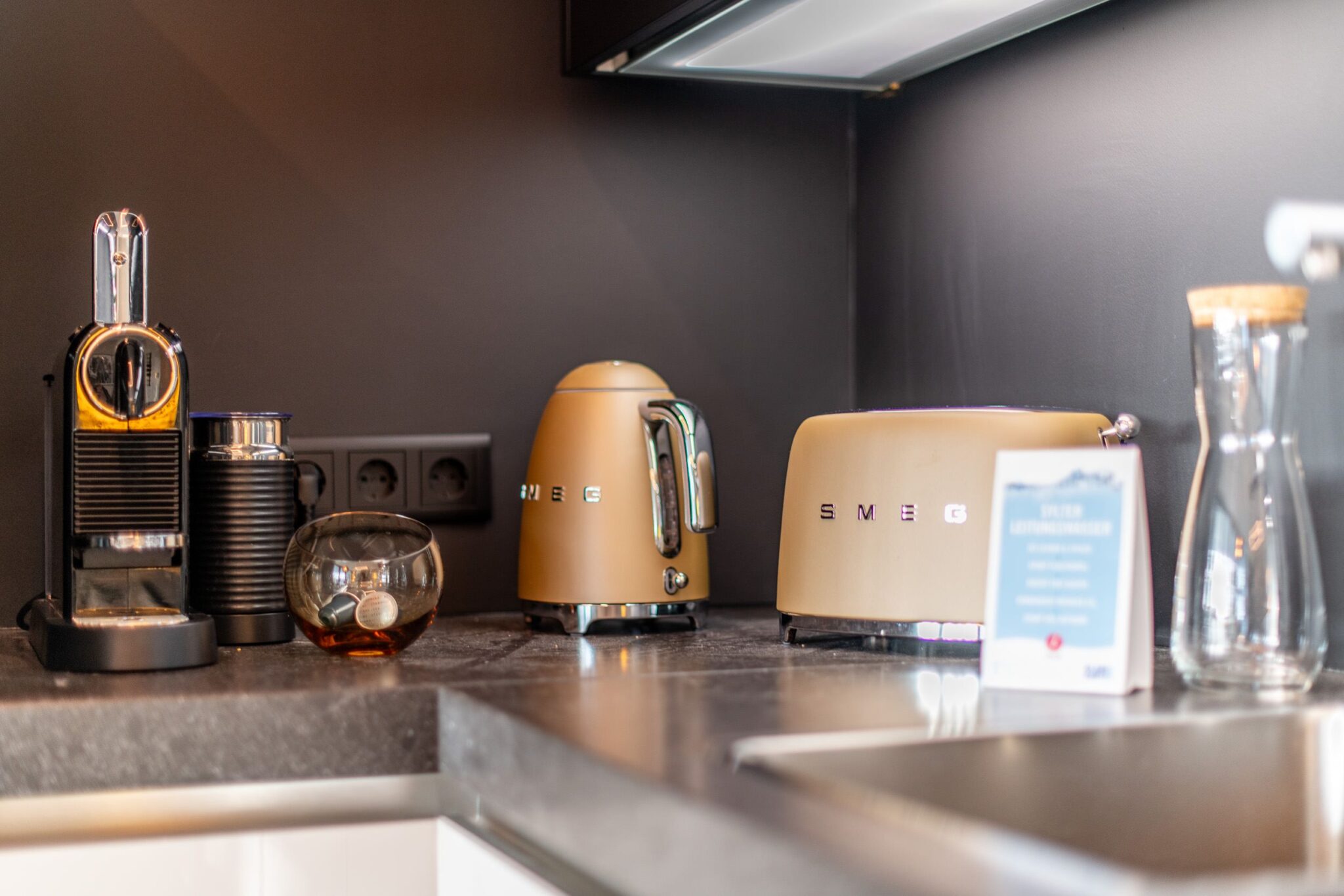 Küchengeräte in Ferienwohnung auf Sylt