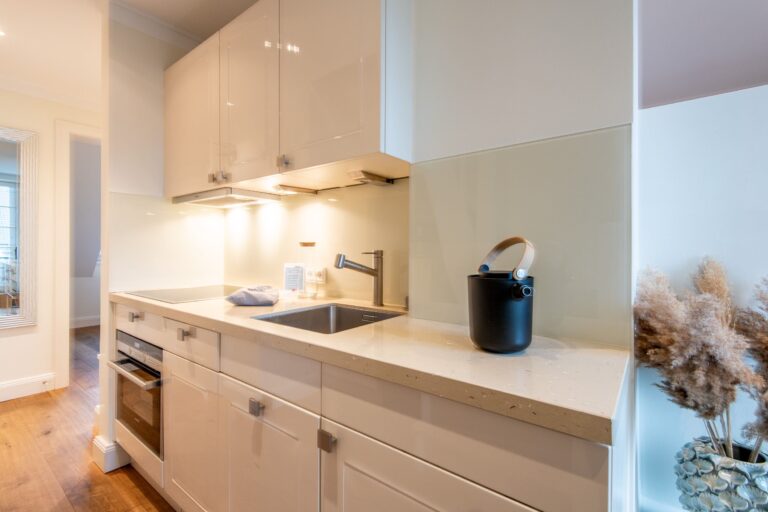 Küche in Ferienwohnung auf Sylt