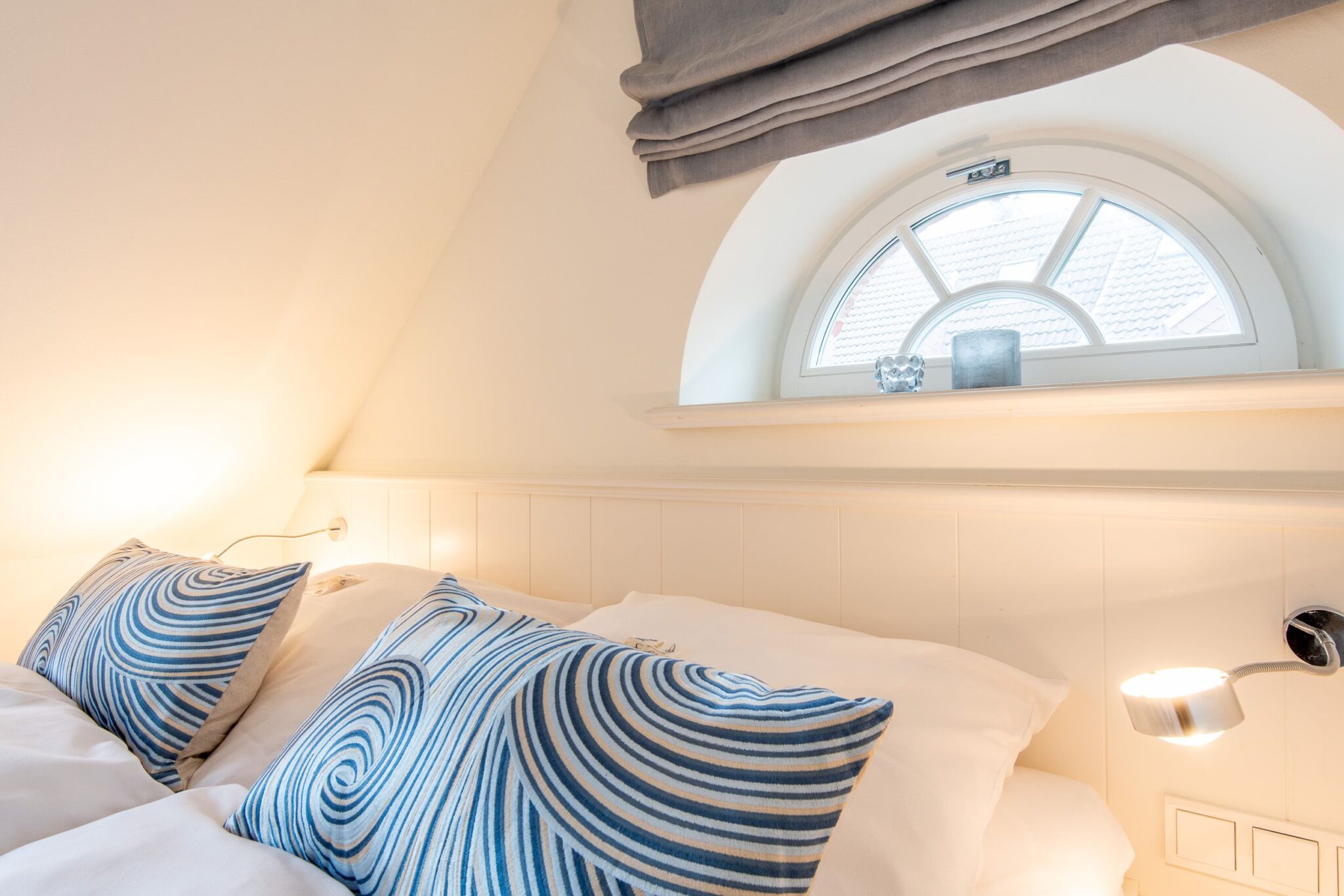 Schlafzimmer in Ferienwohnung auf Sylt