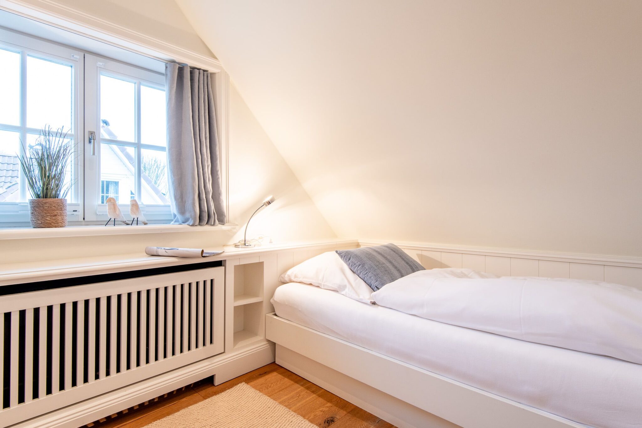 Schlafzimmer in Ferienwohnung auf Sylt