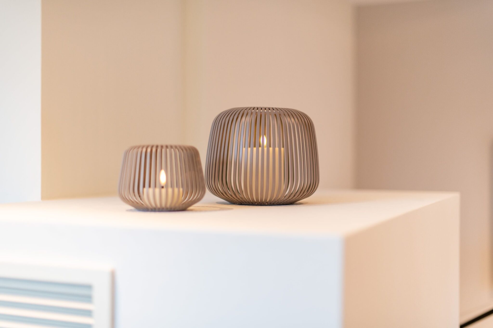 Kerzen in Ferienwohnung auf Sylt