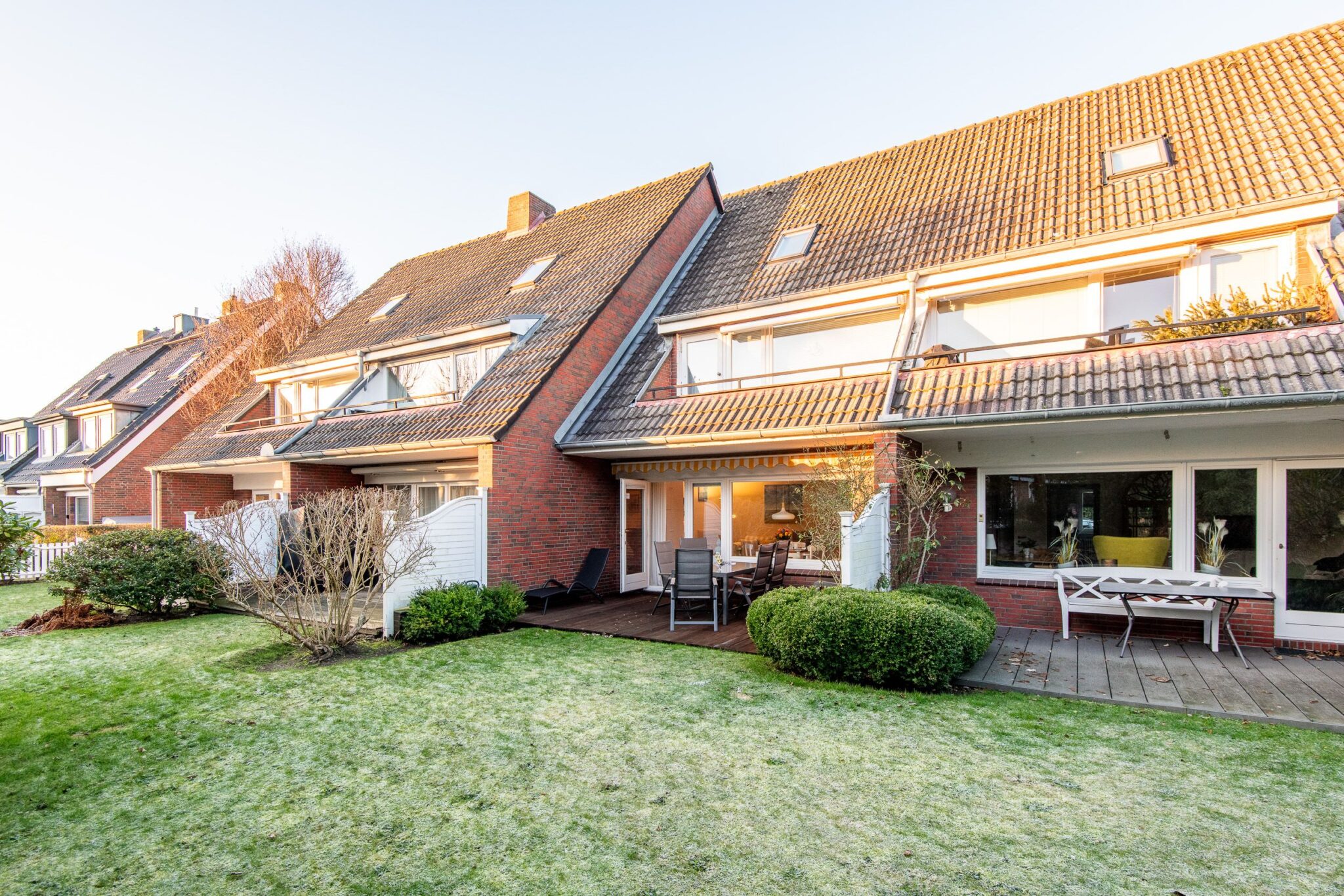 Garten zu Ferienwohnung auf Sylt
