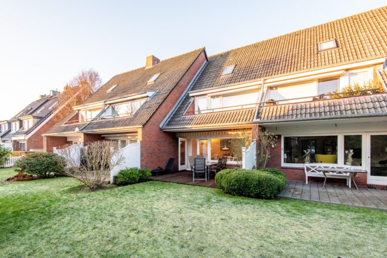 Garten zu Ferienwohnung auf Sylt