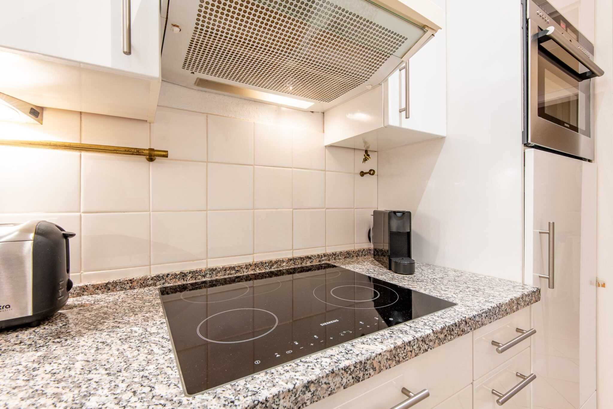 Küche in Ferienwohnung auf Sylt