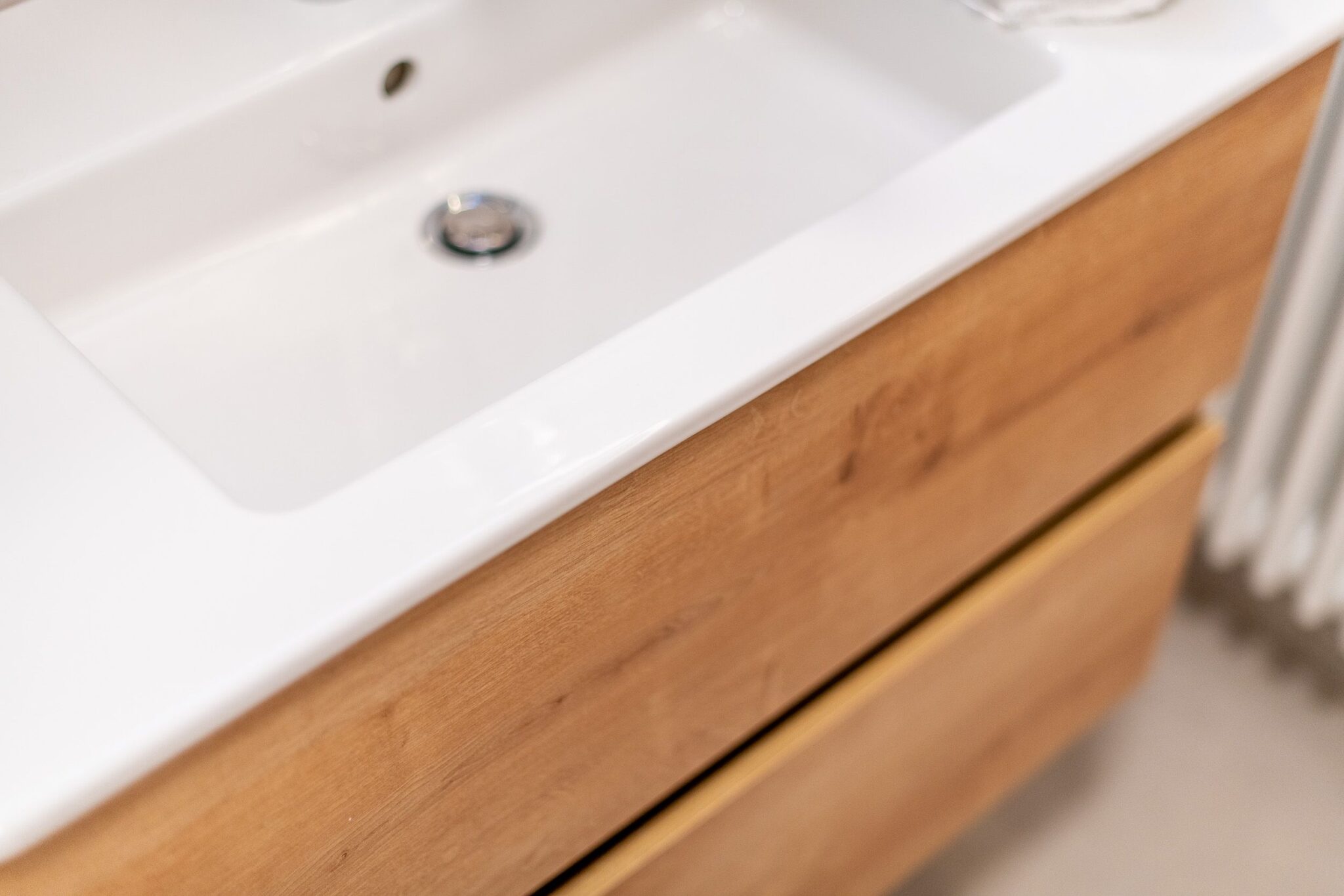 Waschbecken in Ferienwohnung auf Sylt