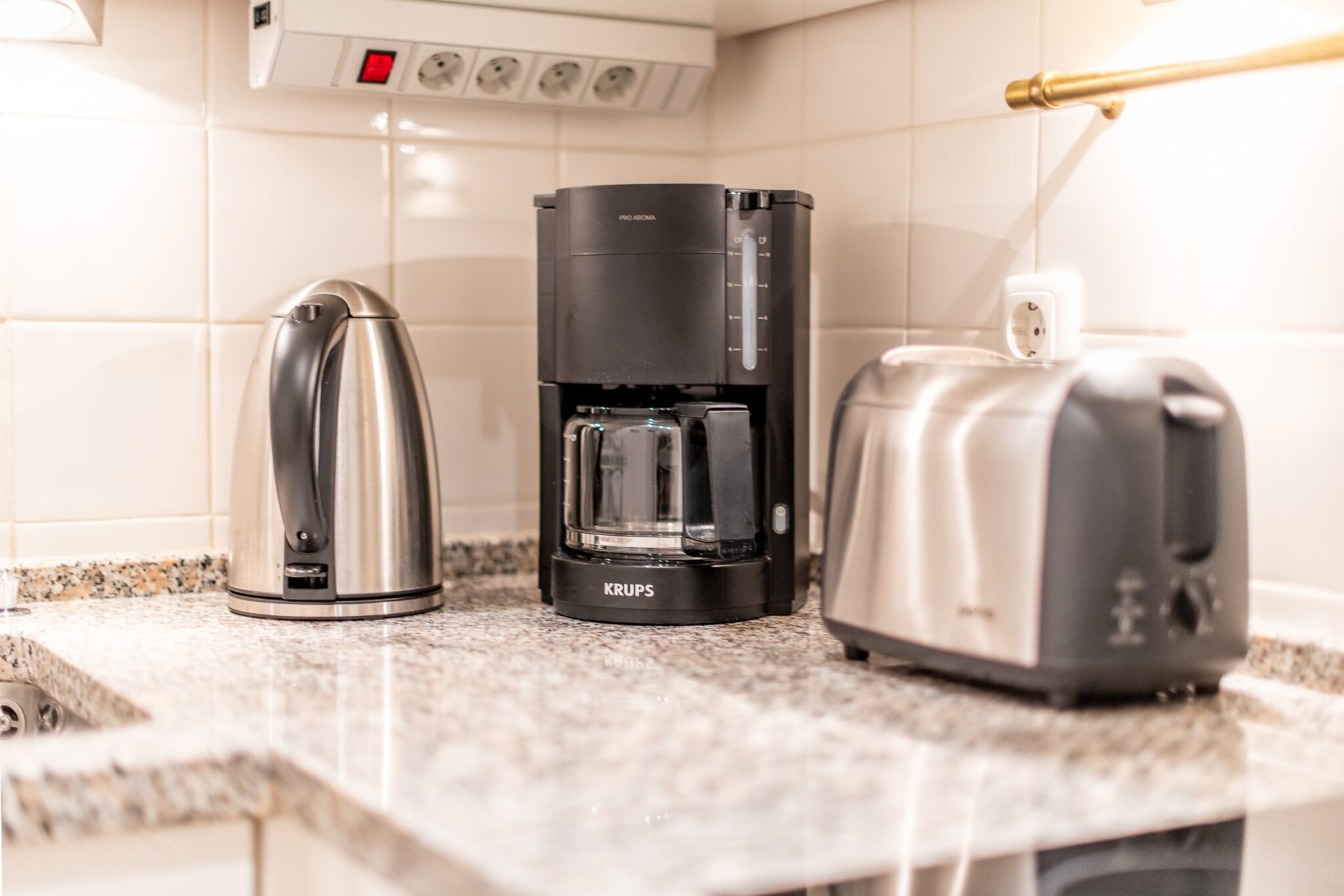 Küche in Ferienwohnung auf Sylt