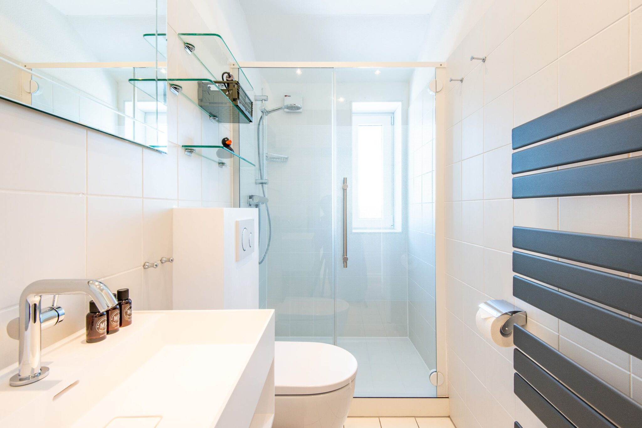 Badezimmer in Ferienwohnung auf Sylt