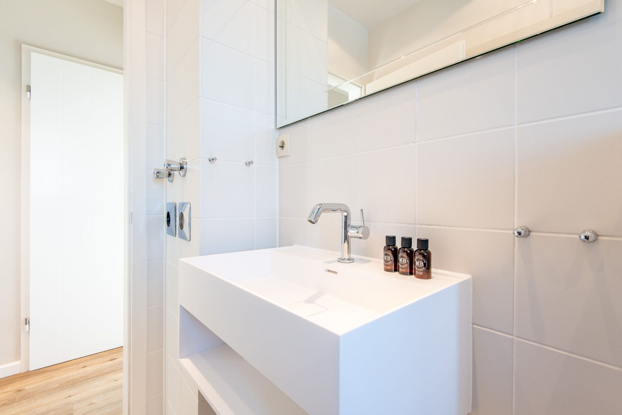 Badezimmer in Ferienwohnung auf Sylt