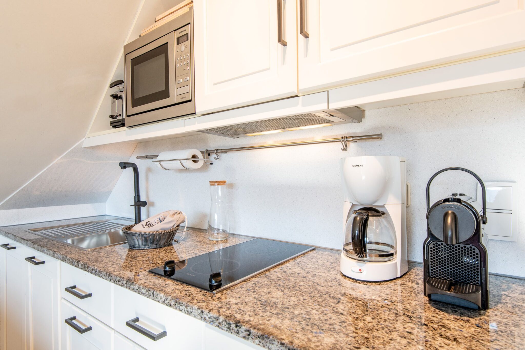 Küche in Ferienwohnung auf Sylt