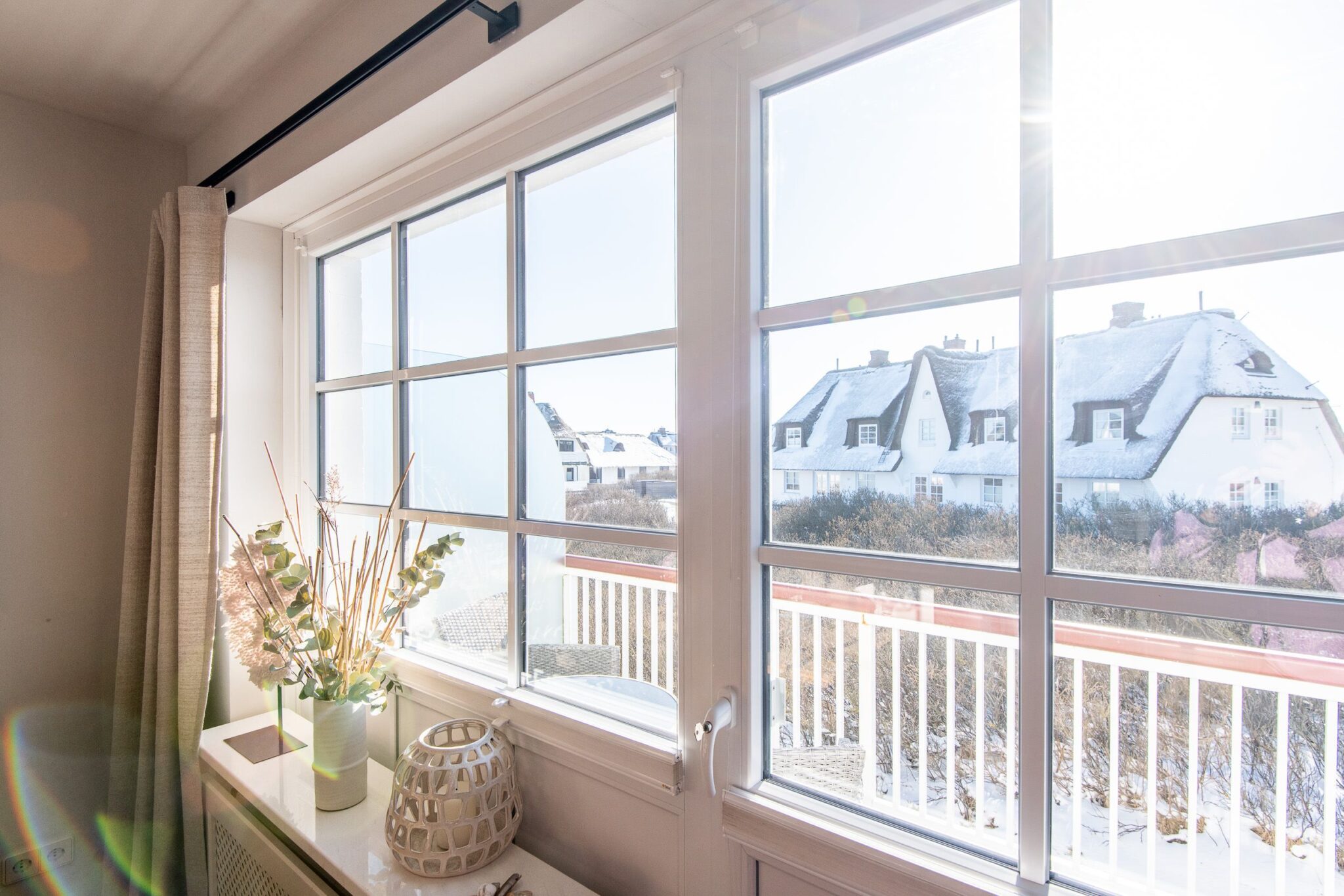 Ausblick aus Ferienwohnung auf Sylt