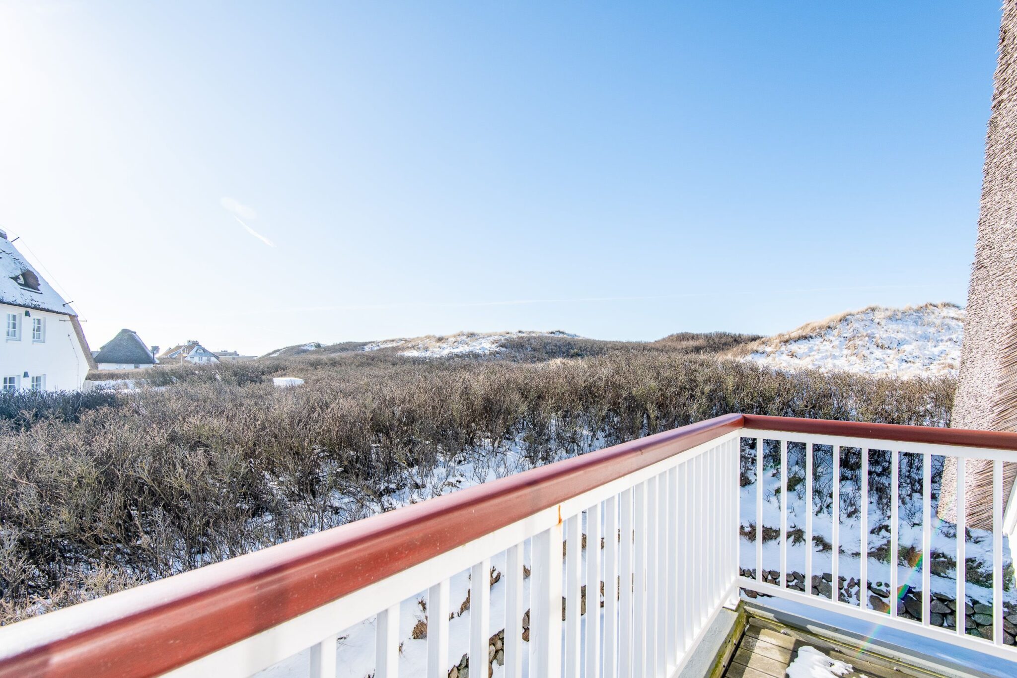 Balkon zu Ferienwohnung auf Sylt