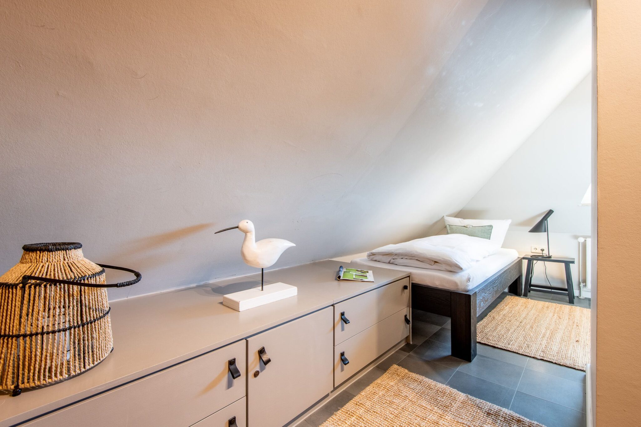 Schlafzimmer in Ferienwohnung auf Sylt