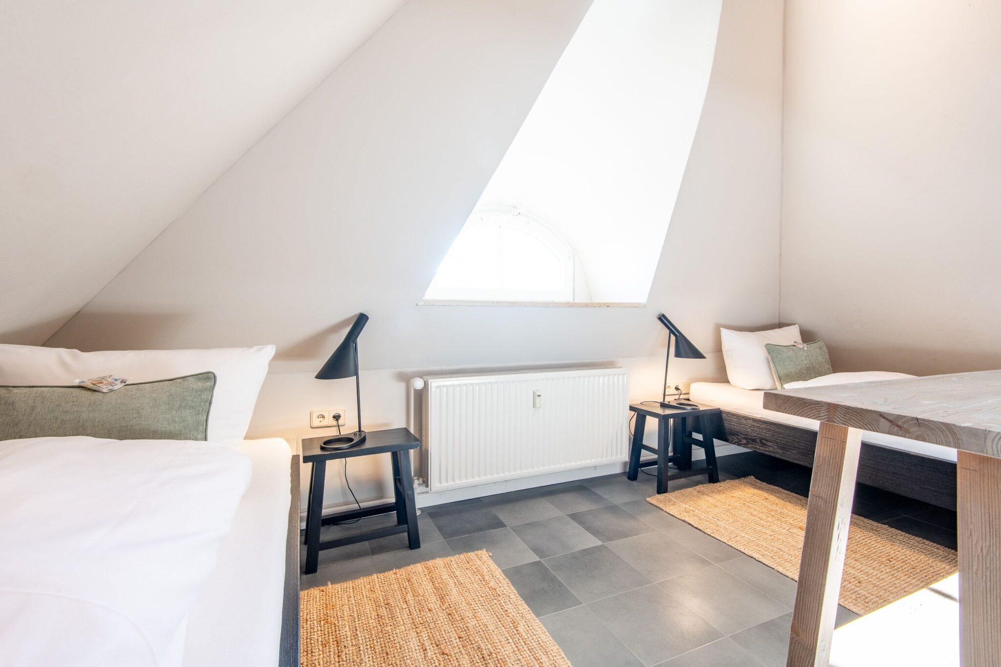 Schlafzimmer in Ferienwohnung auf Sylt