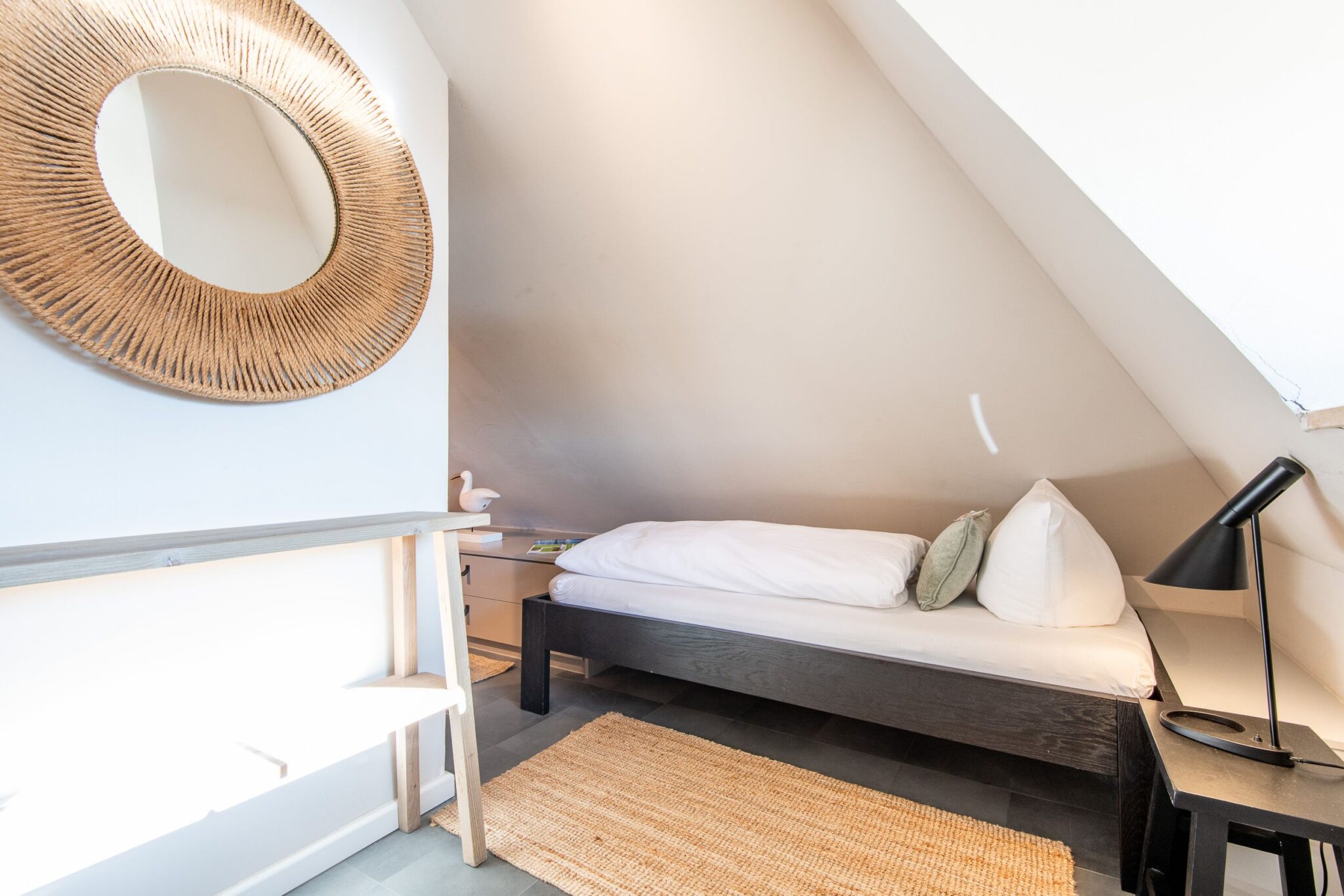 Schlafzimmer in Ferienwohnung auf Sylt