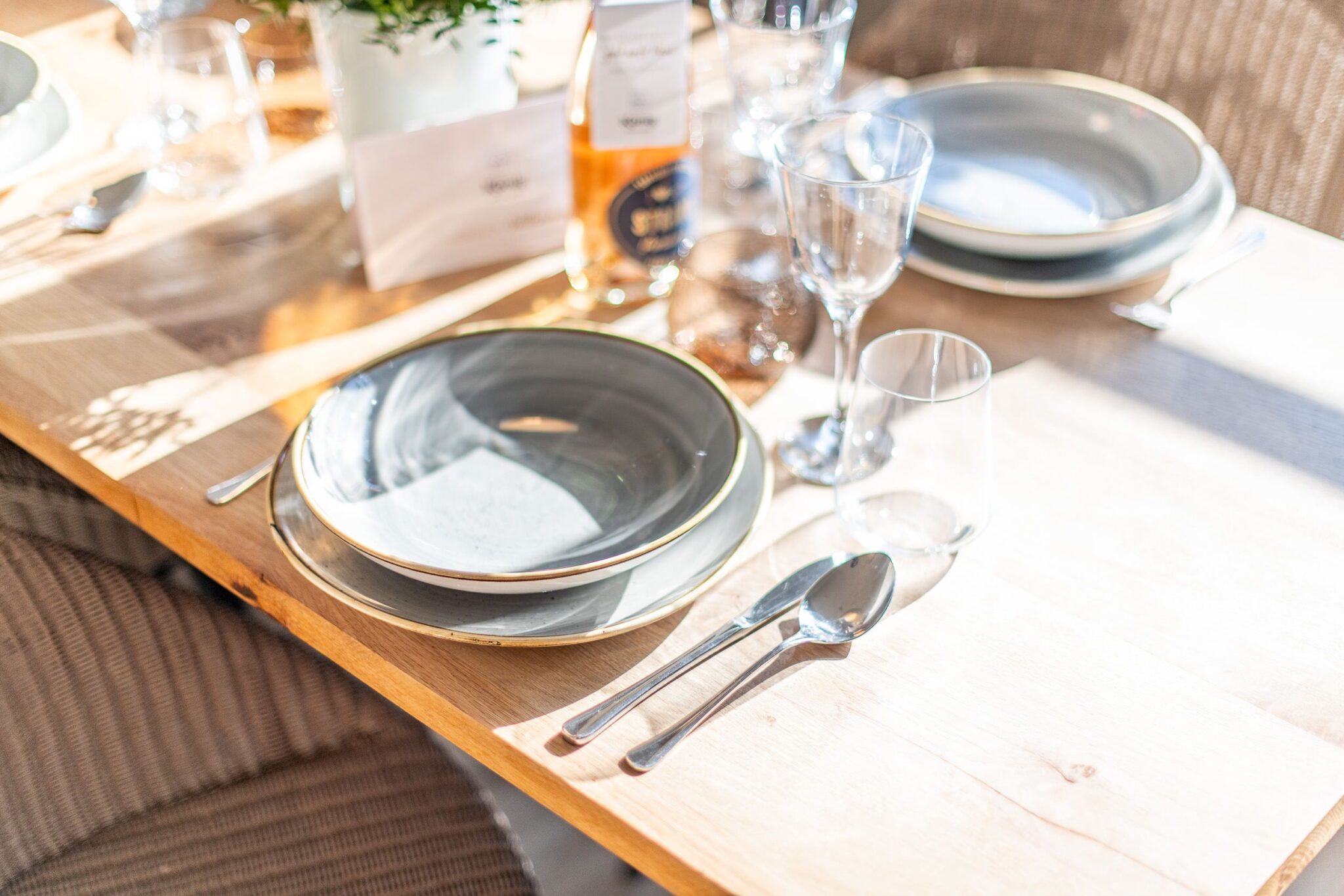 Esstisch in Ferienwohnung auf Sylt