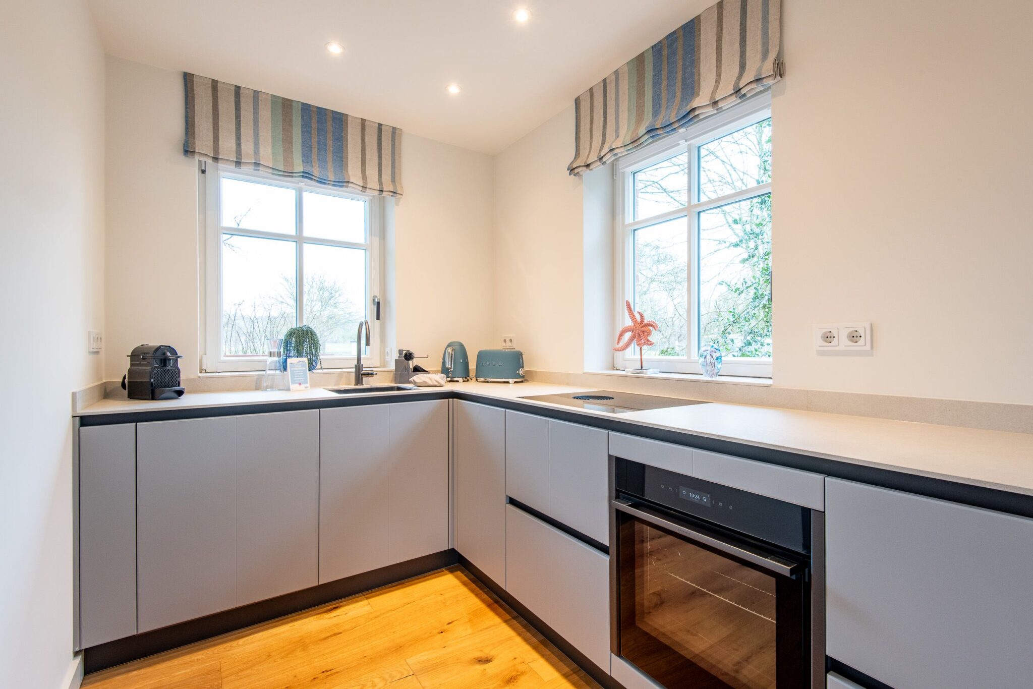 Küche in Ferienhaus auf Sylt