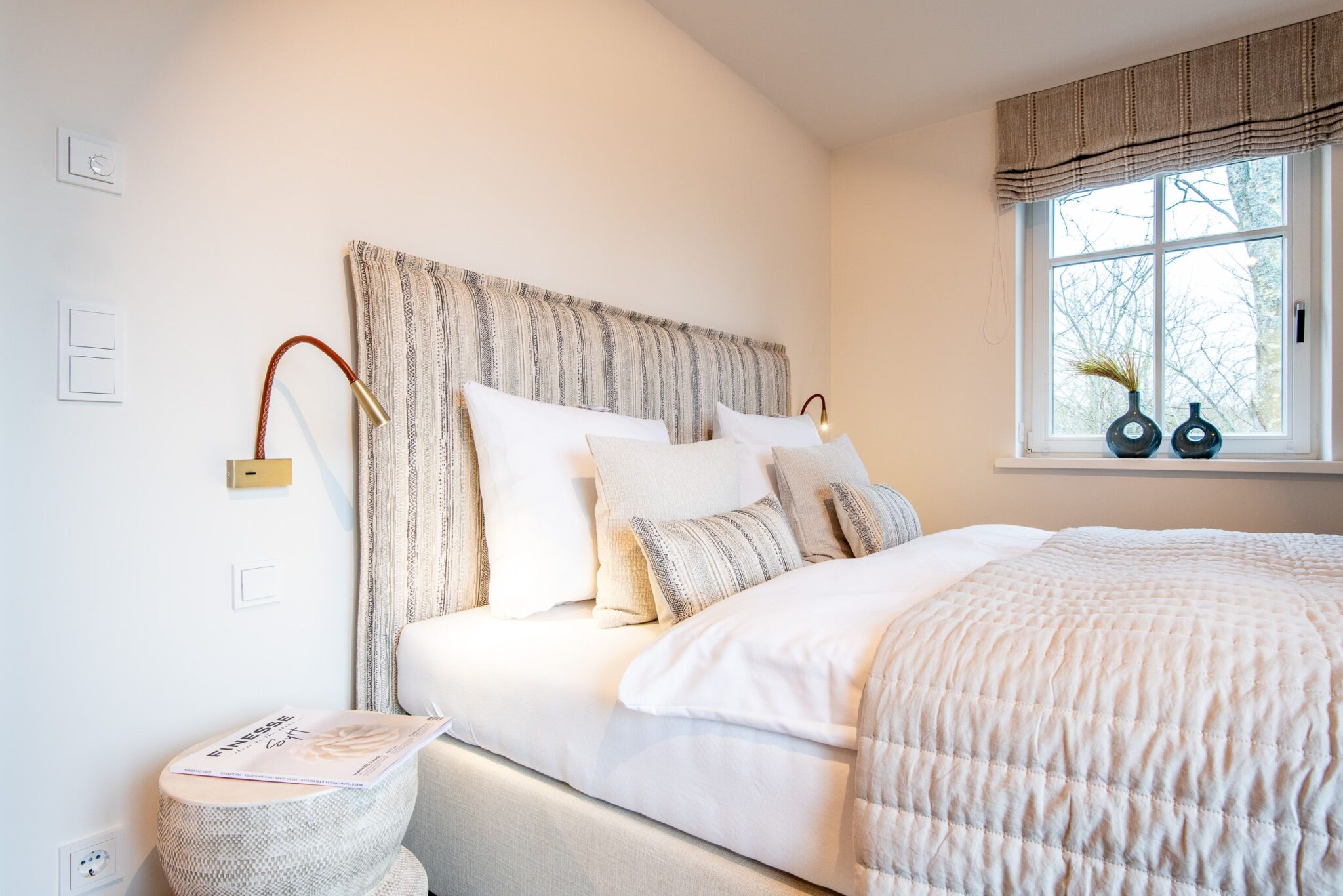 Schlafzimmer in Ferienhaus auf Sylt