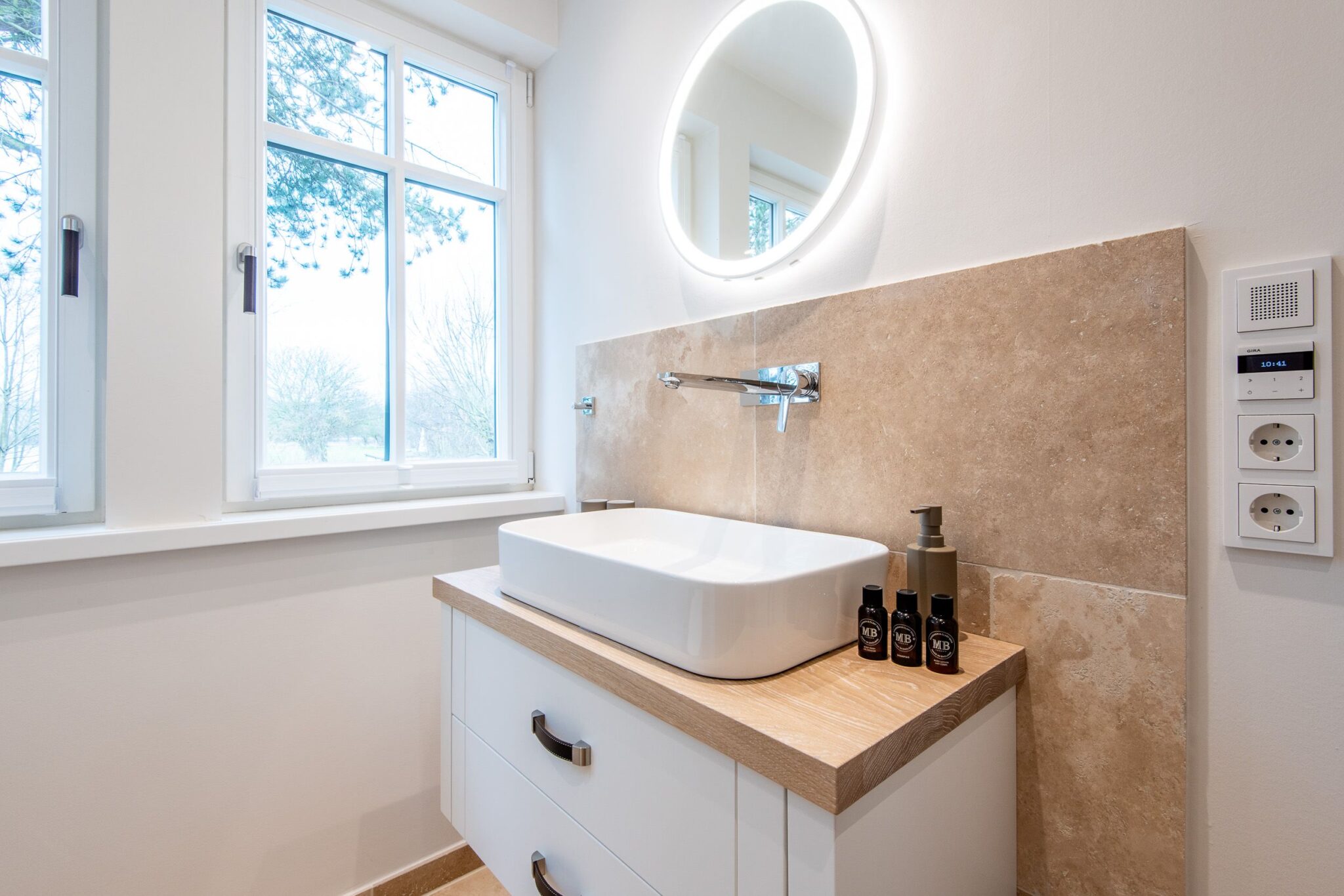 Bad in Ferienhaus auf Sylt