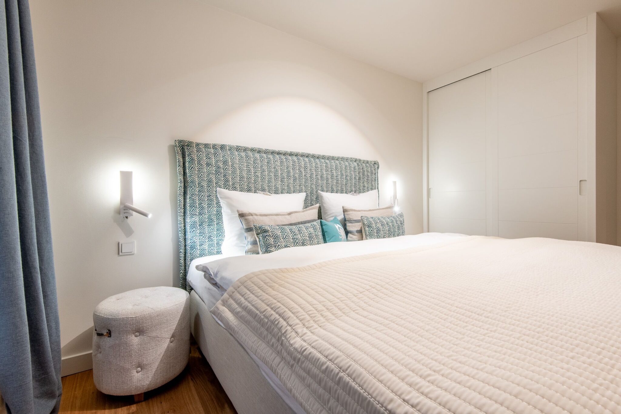 Schlafzimmer in Ferienhaus auf Sylt