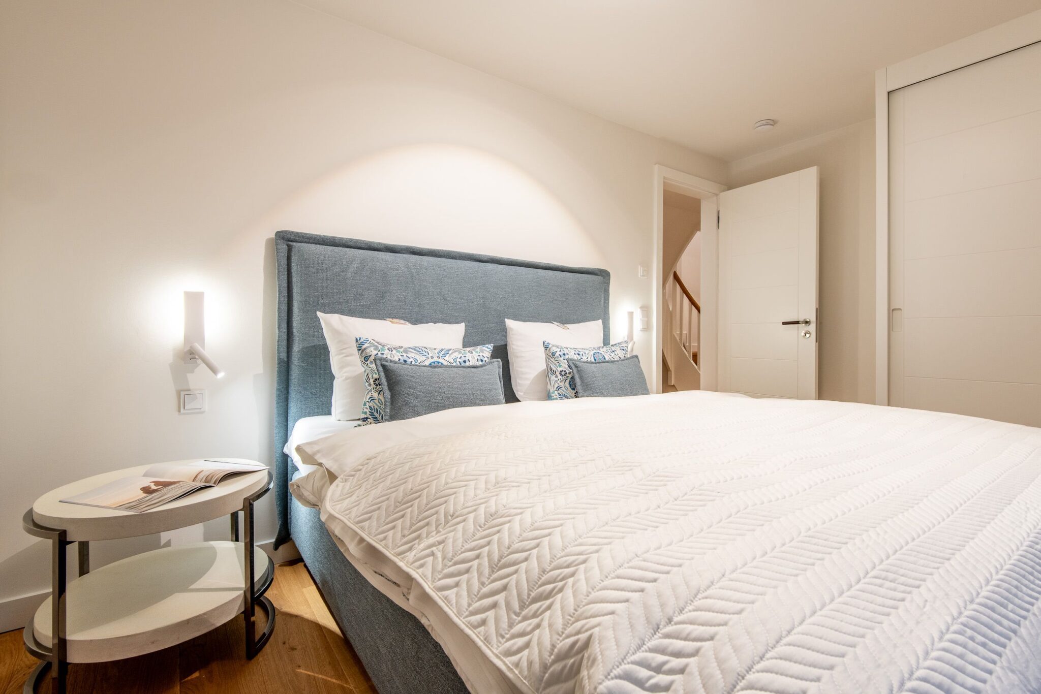 Schlafzimmer in Ferienwohnung auf Sylt